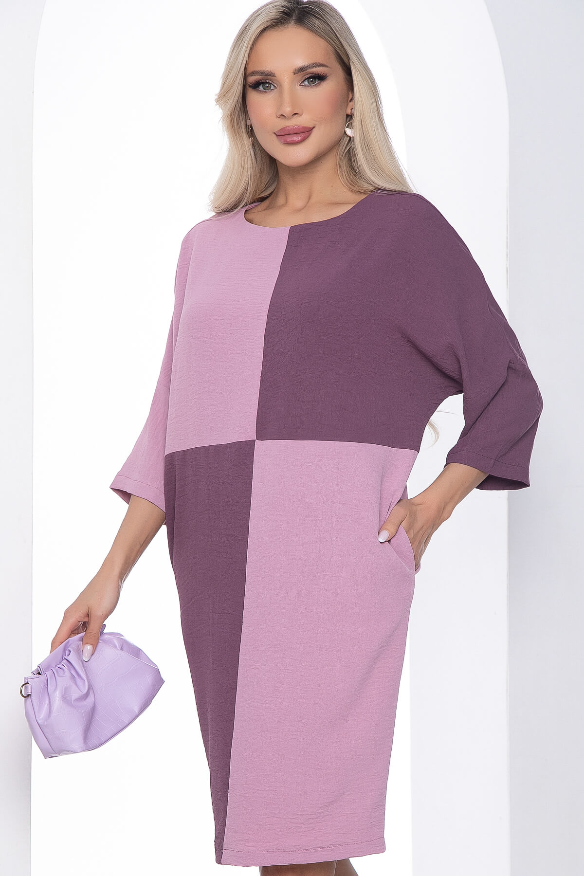 Платье Кайла (сирень) П10272