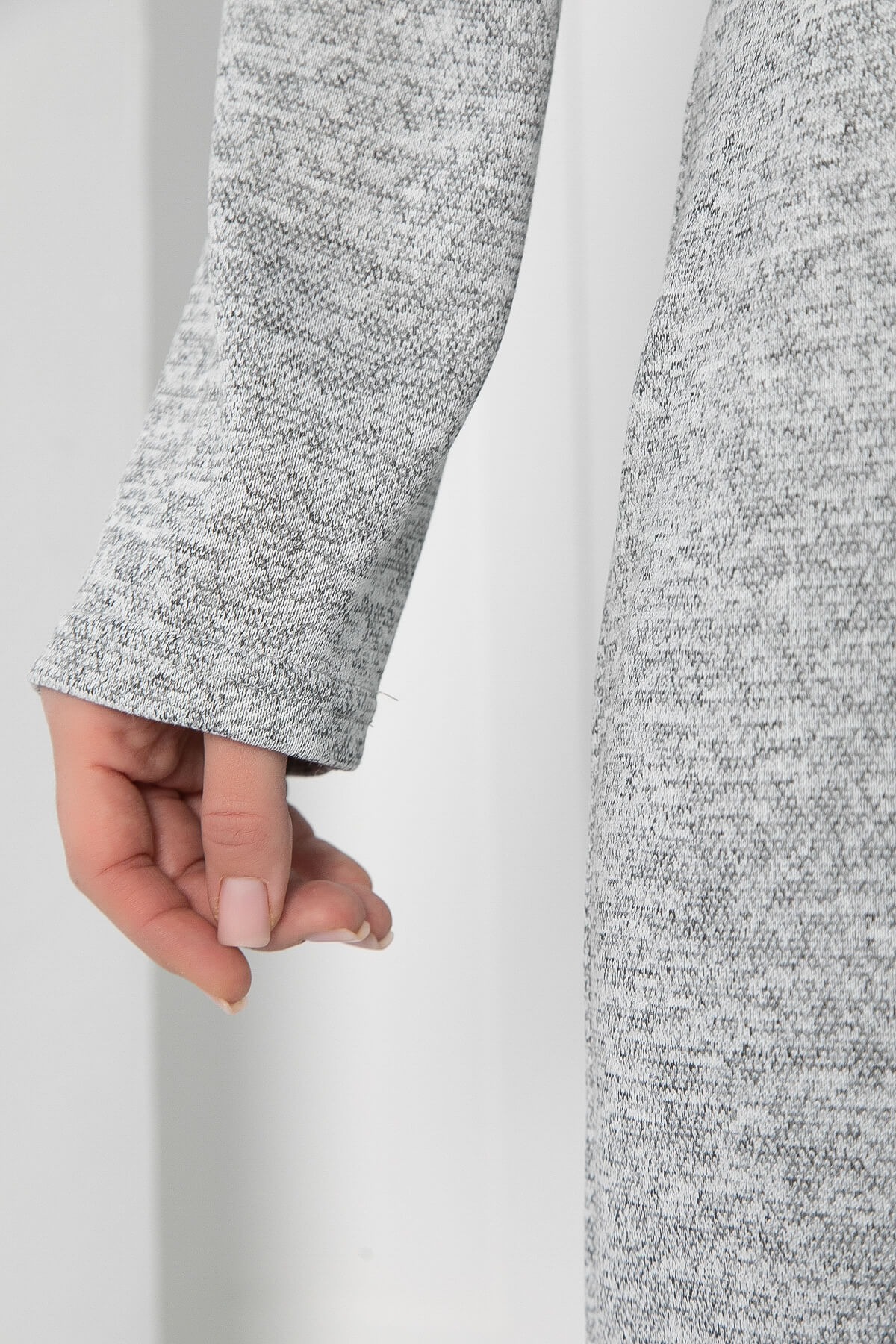 Платье Хьюстон (серое) П12816-30М