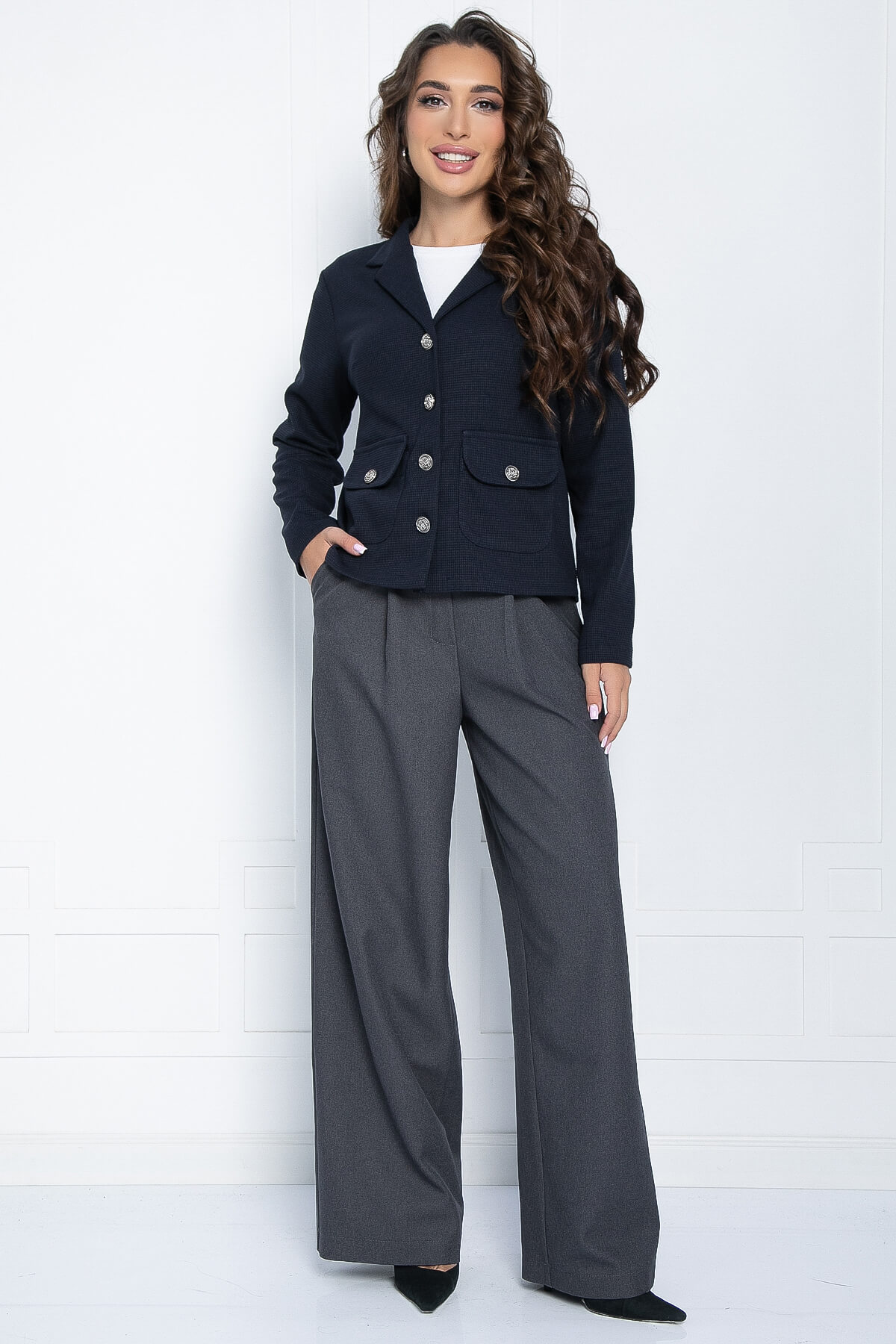 Жакет Кейт (синий) Б11330