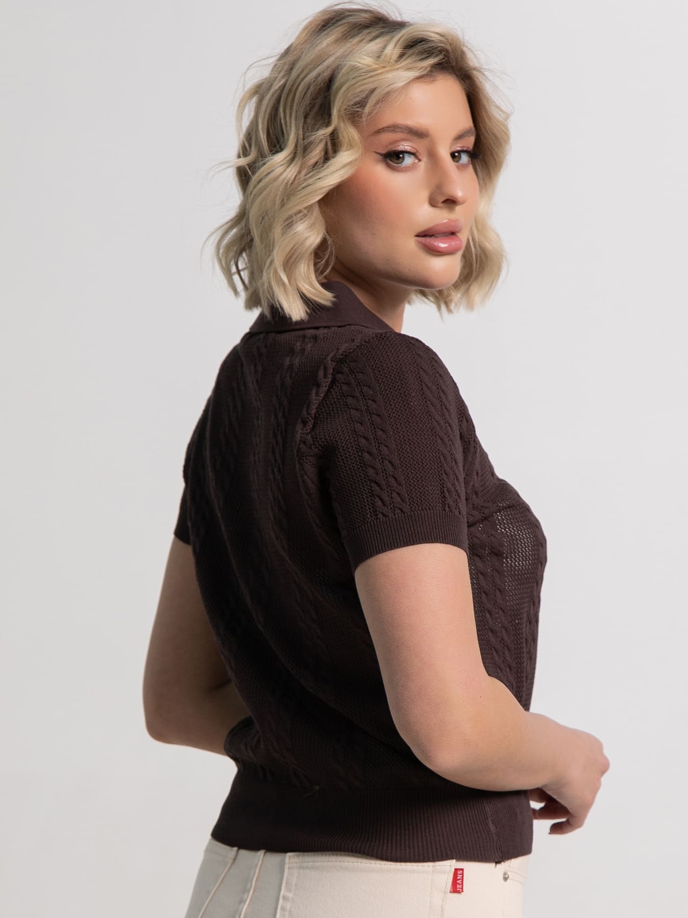 Поло Важный момент (шоколад) Б15377-7М