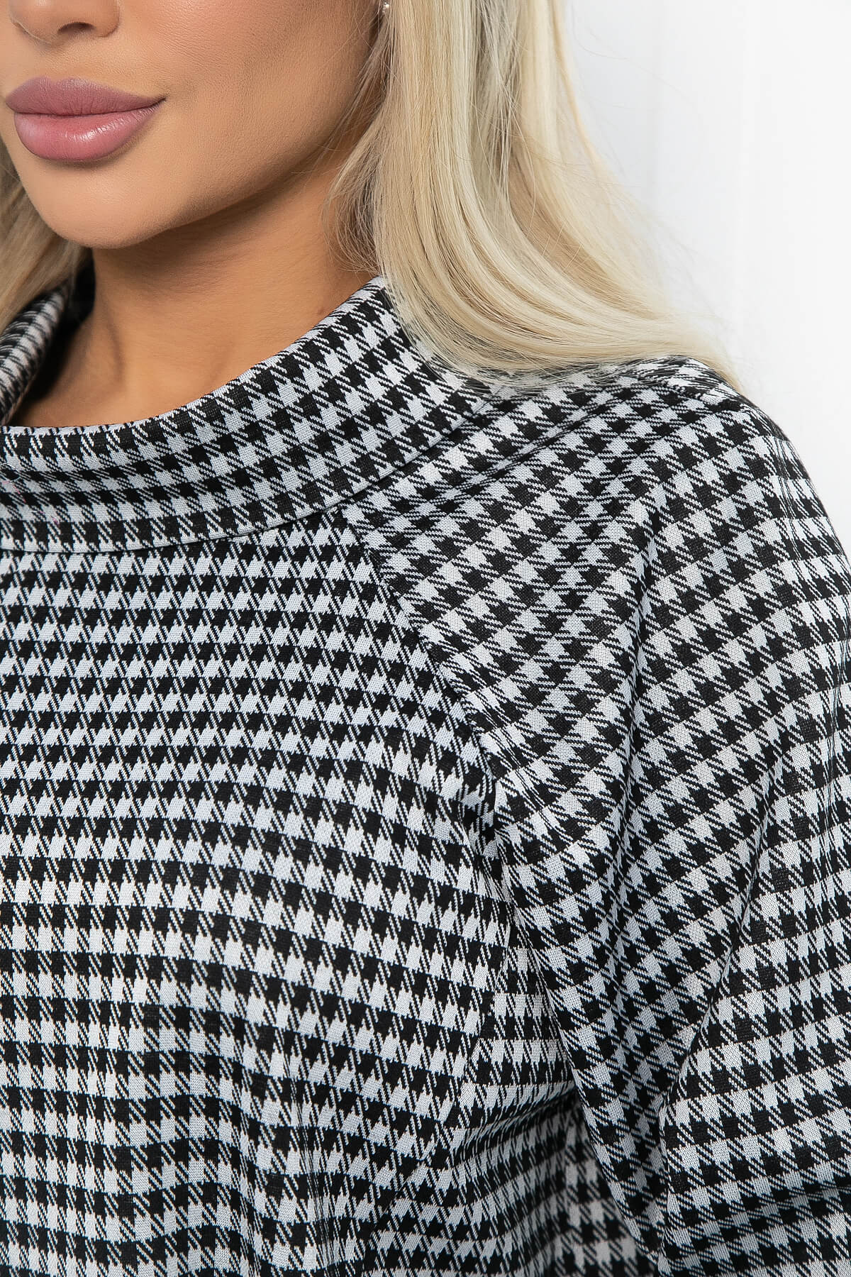 Джемпер Эдельвейс (черно-белый) Б12830-18М