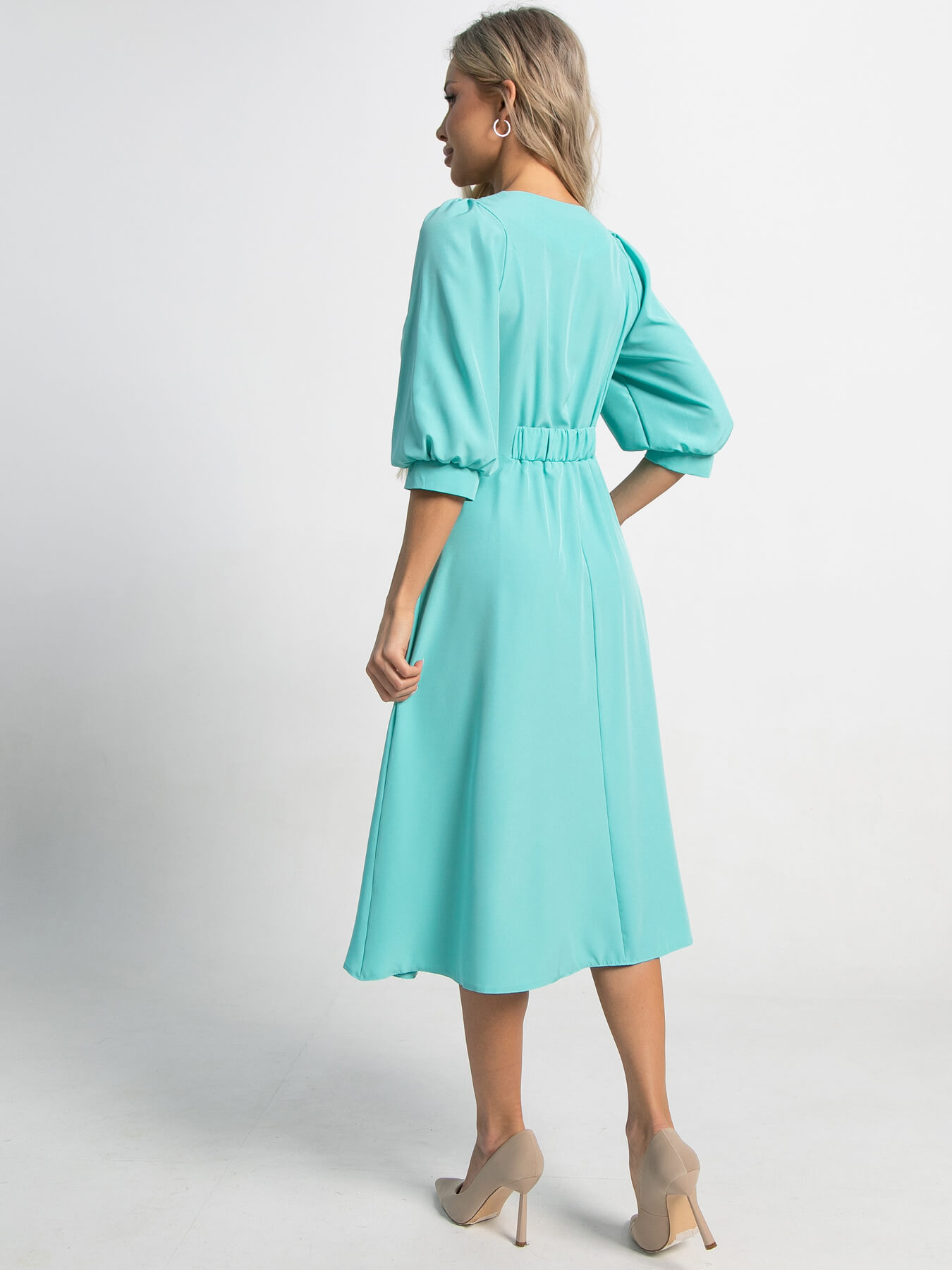 Платье Мадлен (бирюзовое) П15466-18М