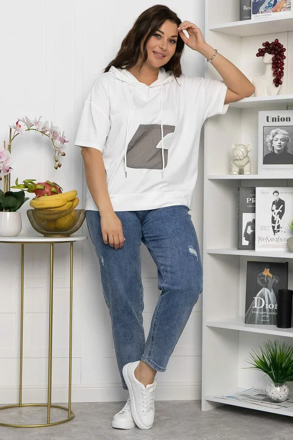 Блуза Мелика (белая) Б13939-1М