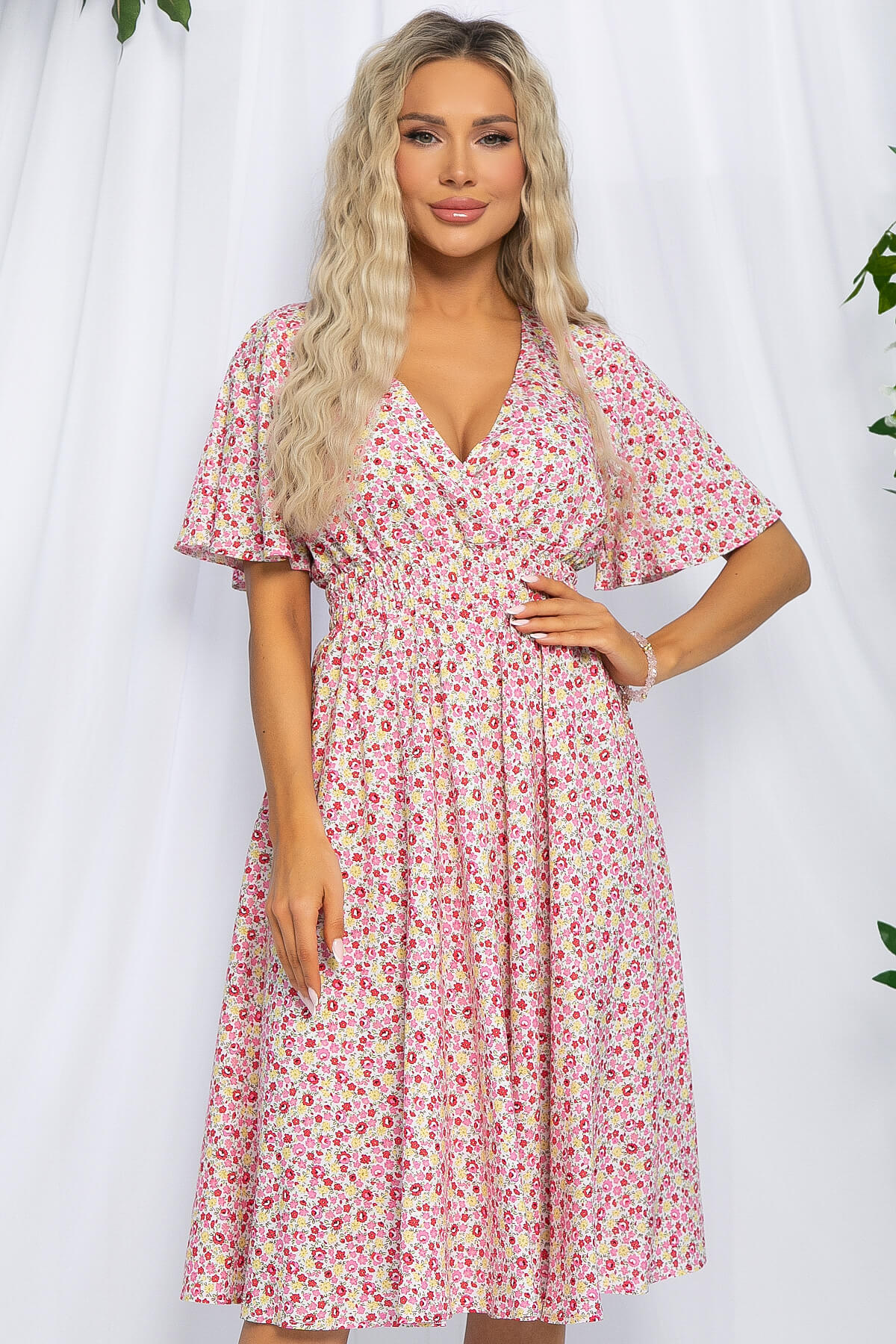 Платье Селена (летний луг) П13103-8М