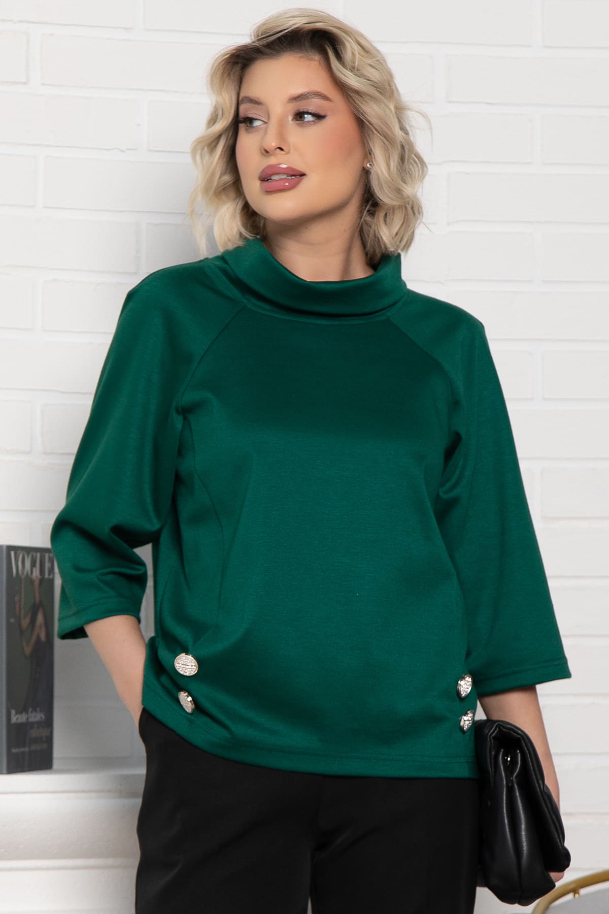 Джемпер Эдельвейс (изумруд) Б15002-18М