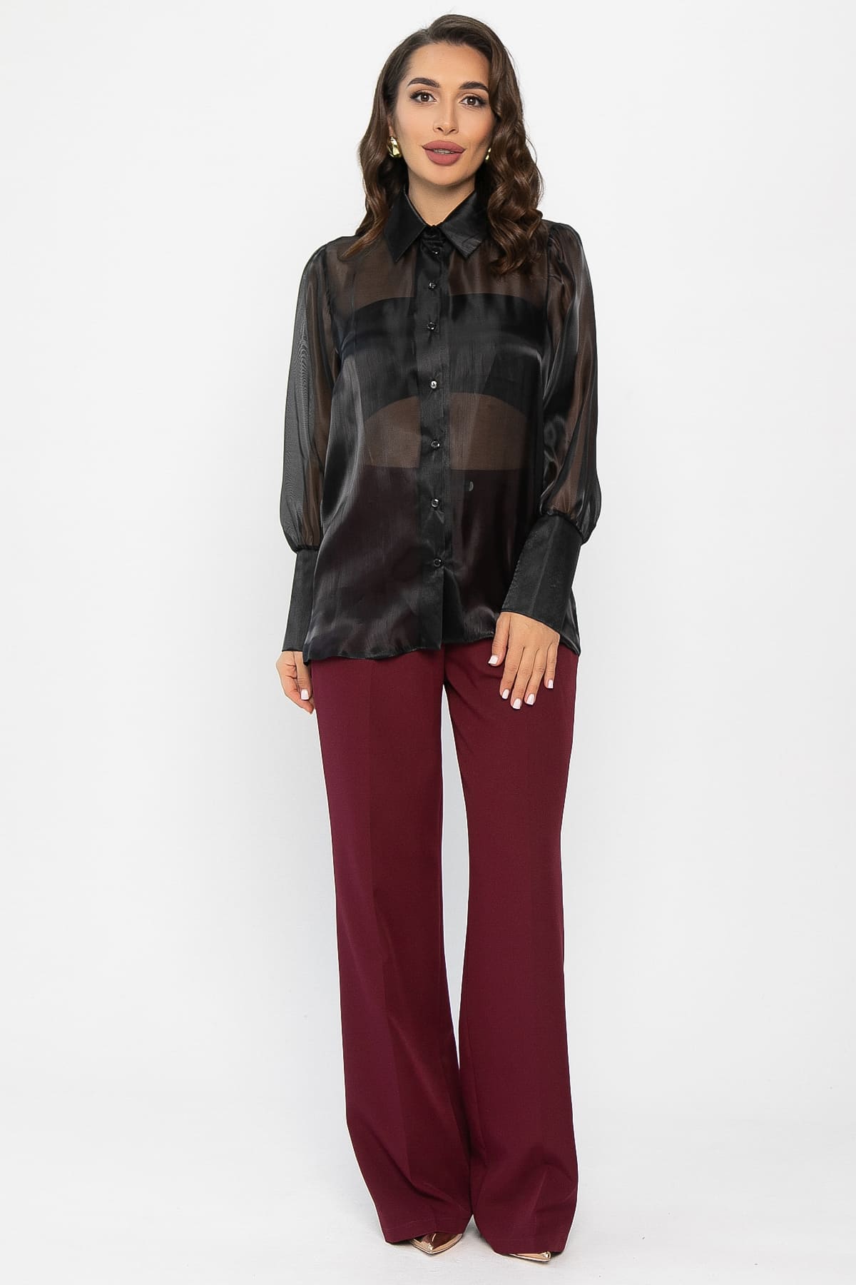 Блуза Вернисаж (черная) Б14320-33М