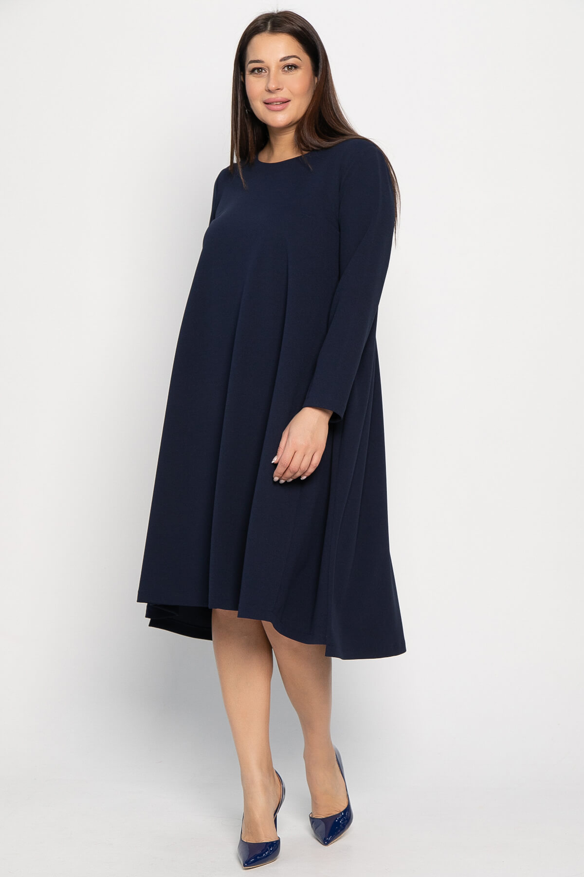 Платье Точка стиля (синее) П14832-16М