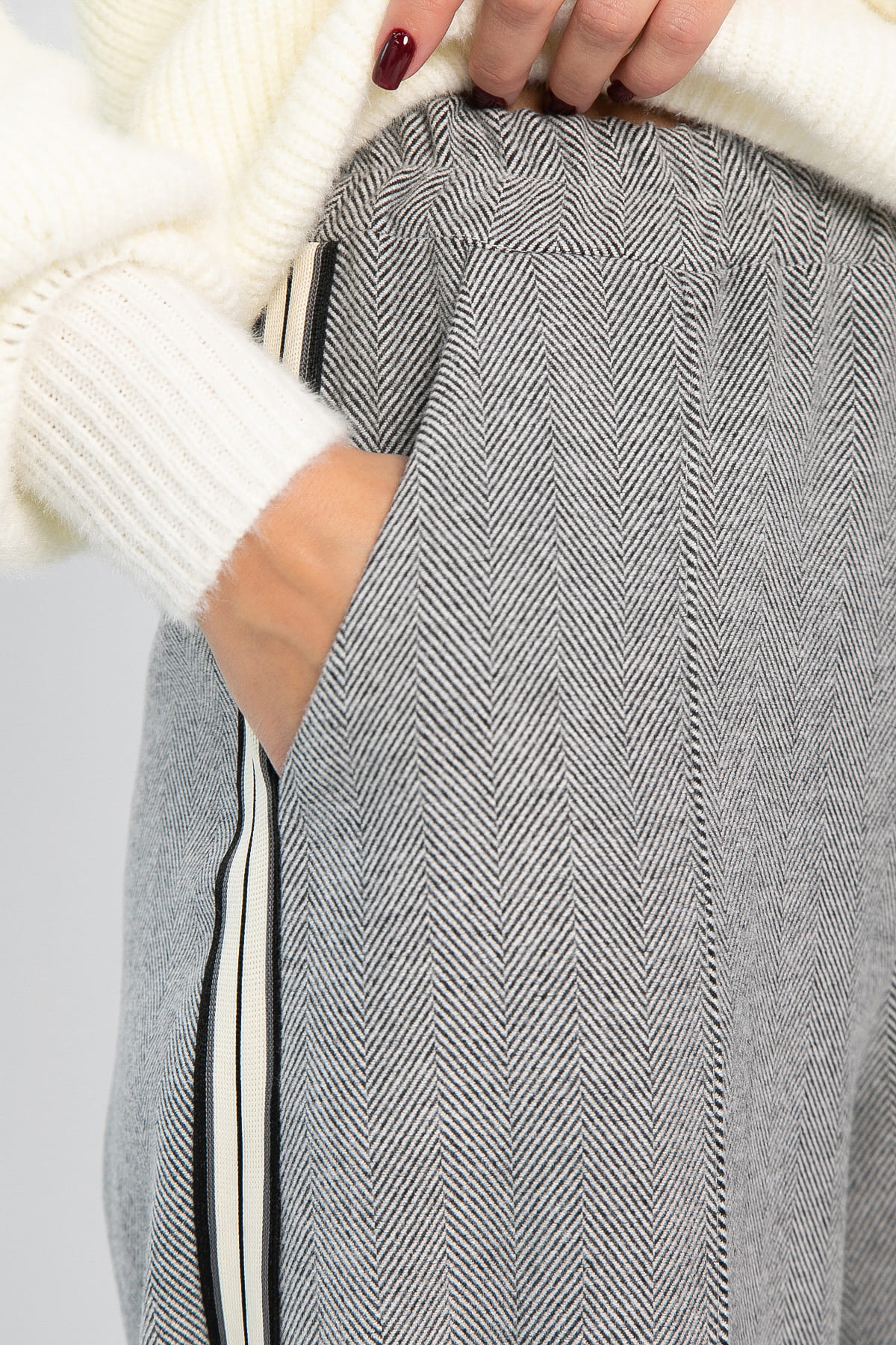 Брюки Аларика (серые) Б14797-5М