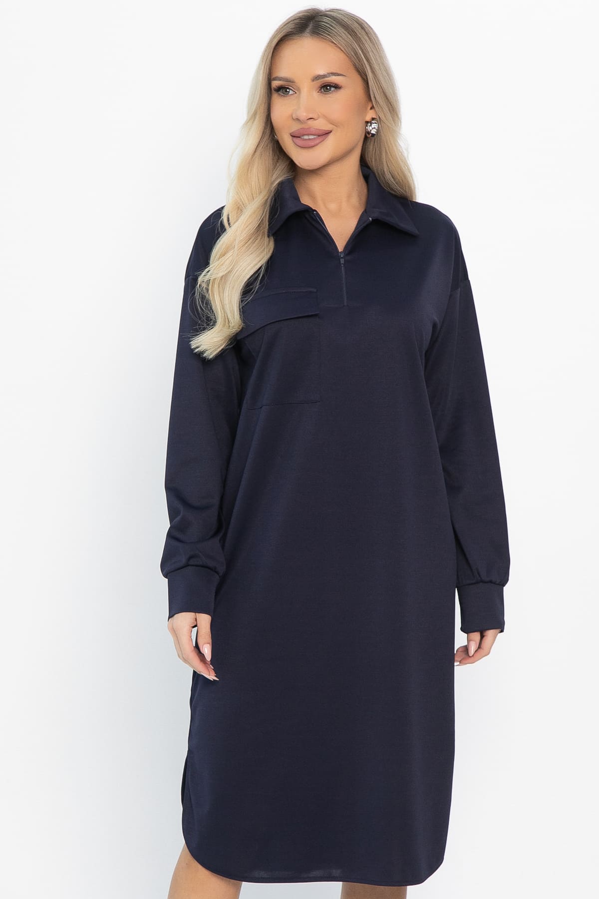 Платье-поло Сан-Диего (синее) П14575-10М