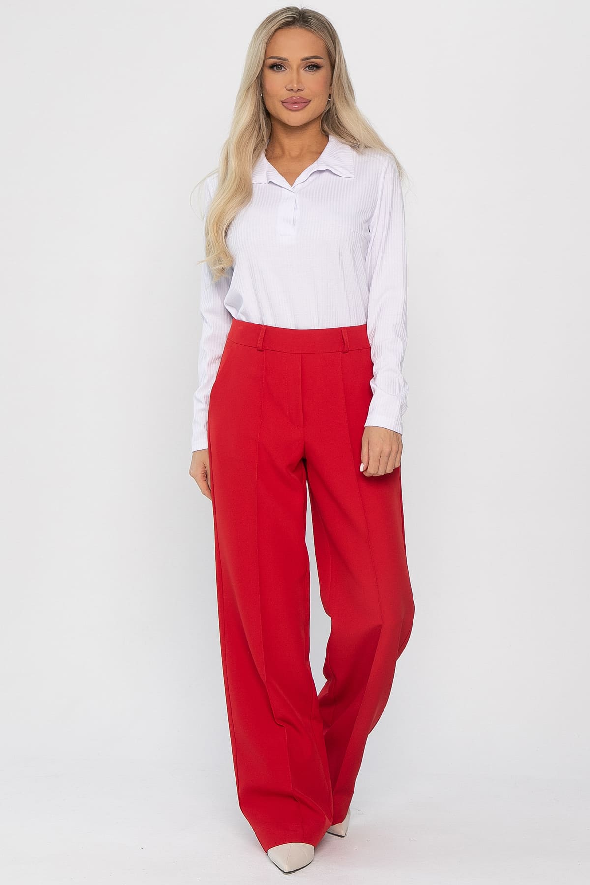 Брюки со стрелками Дэнди (красные) Б14365-30М