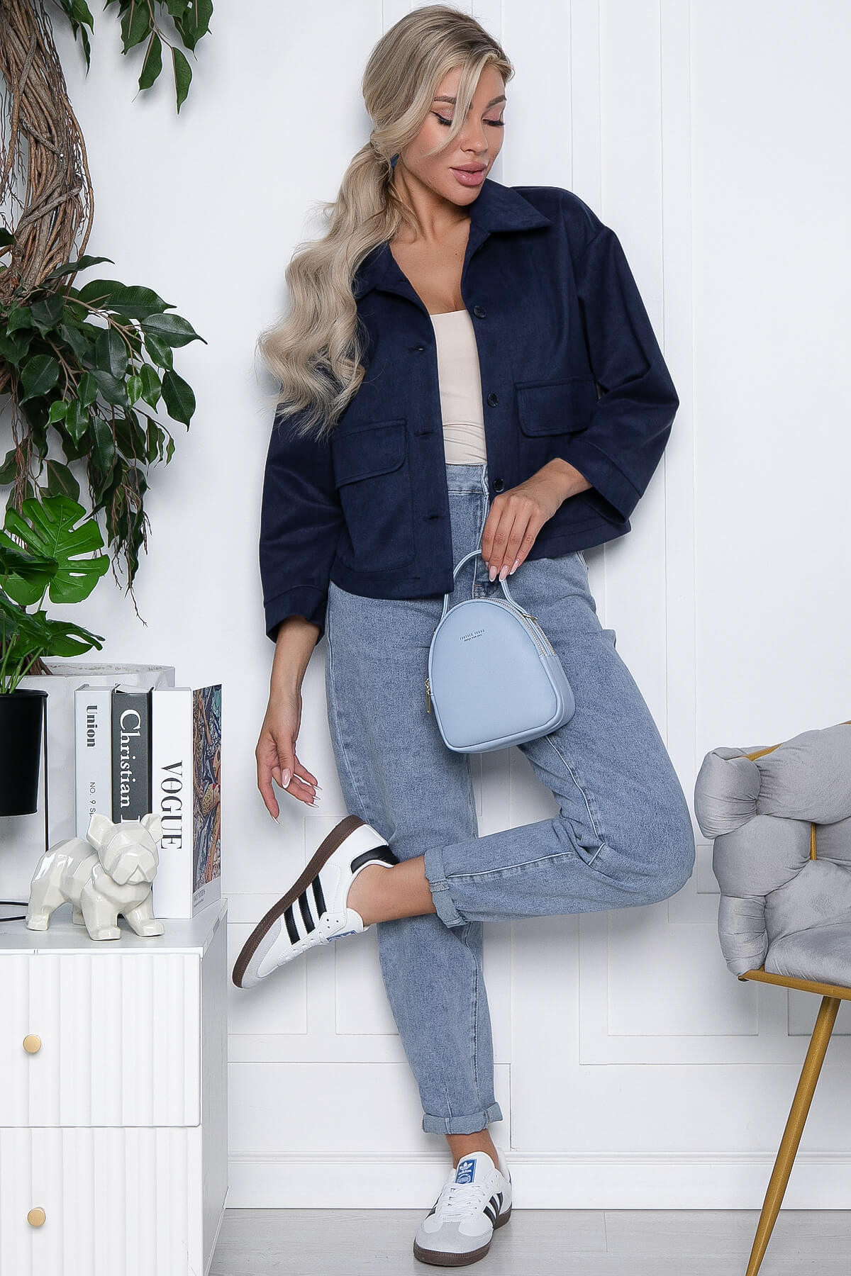 Жакет Алекса (синий) Б10450