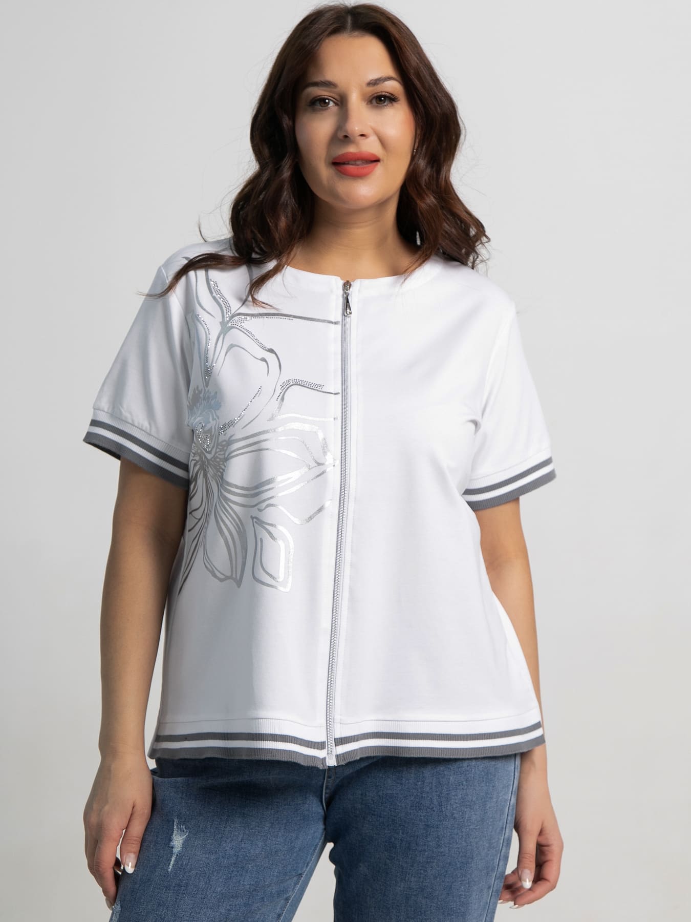 Блуза Бэлла (белая) Б15533-20М