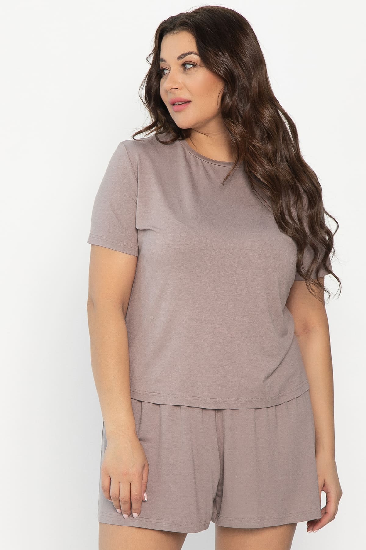 Костюм для дома Шелк вискозы (латте) К14496-52М