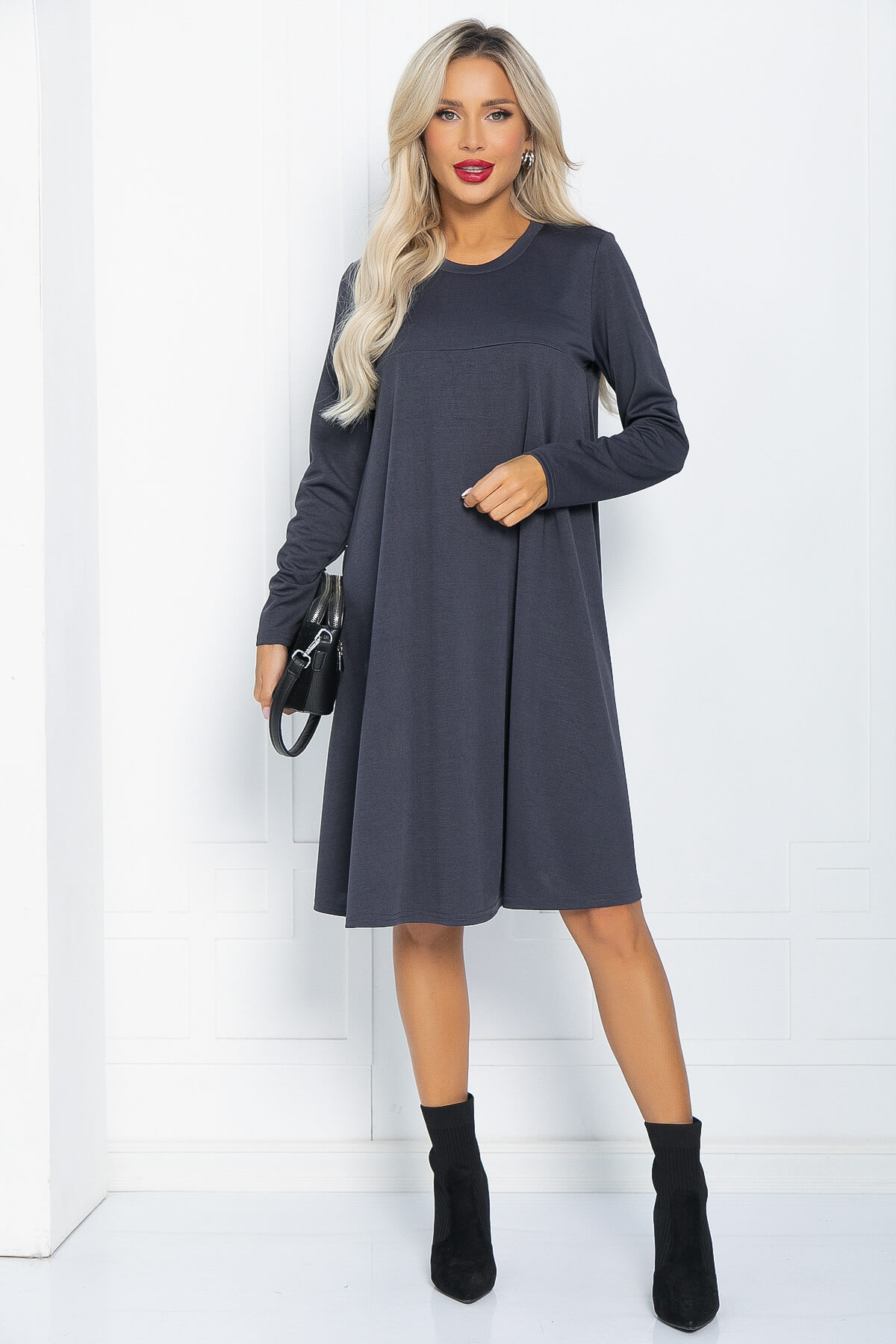 Платье Флейта (джинс) П11622