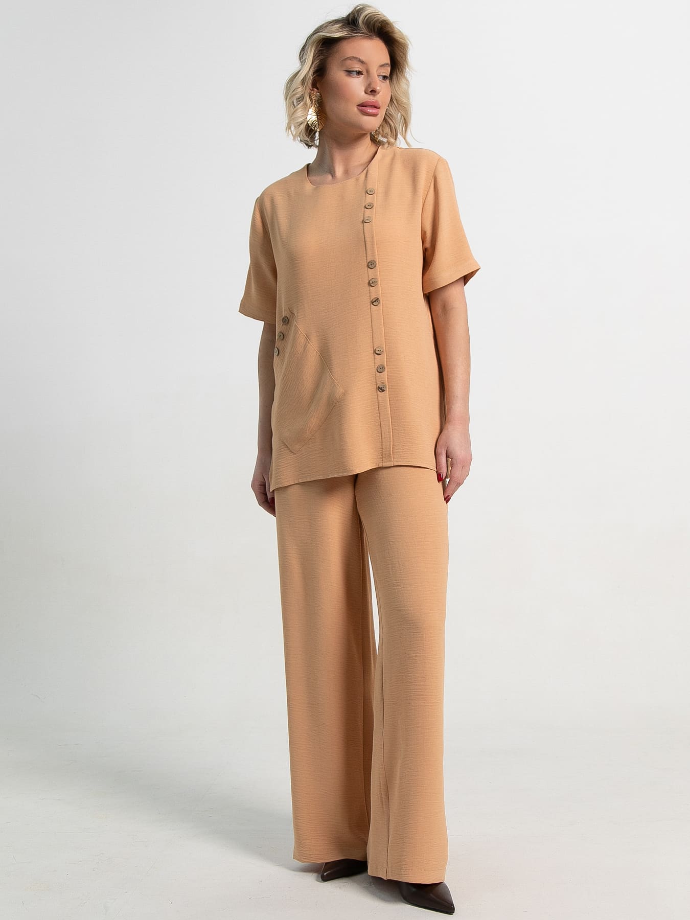 Костюм Вайлет (оранжево-бежевый) К15386-8М