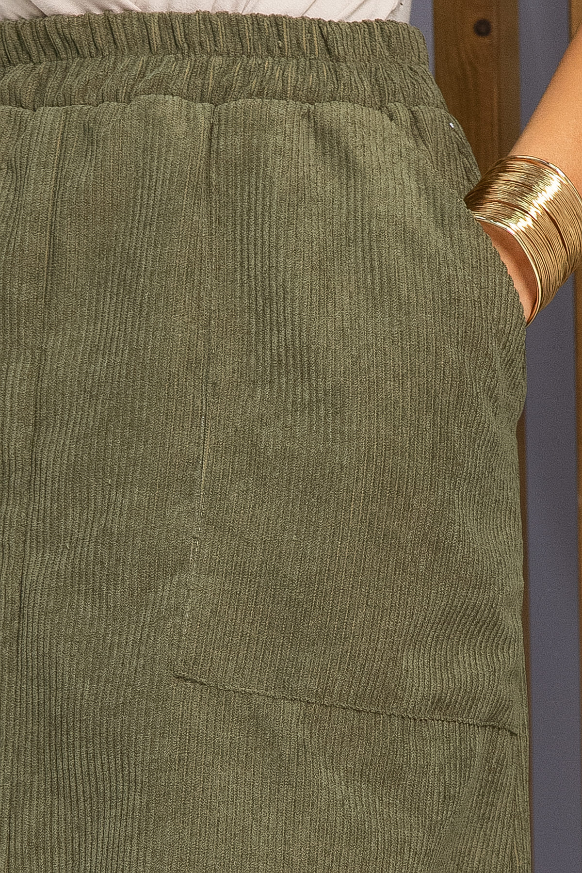 Юбка Лилиана (хаки) Ю13085-9М