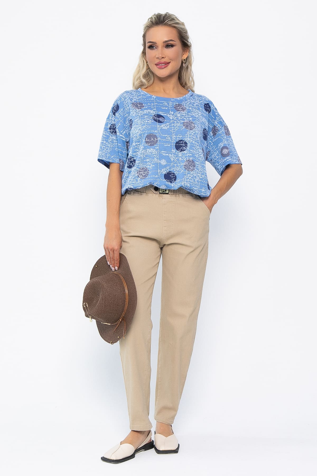 Блуза Тори (джинс) Б13518-20М