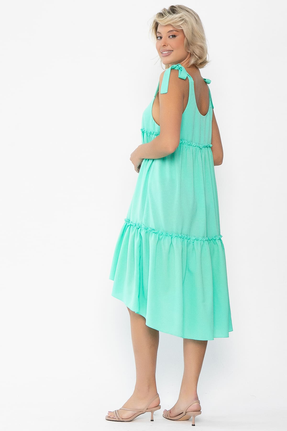 Платье Элисия (зеленое) П14015-14М