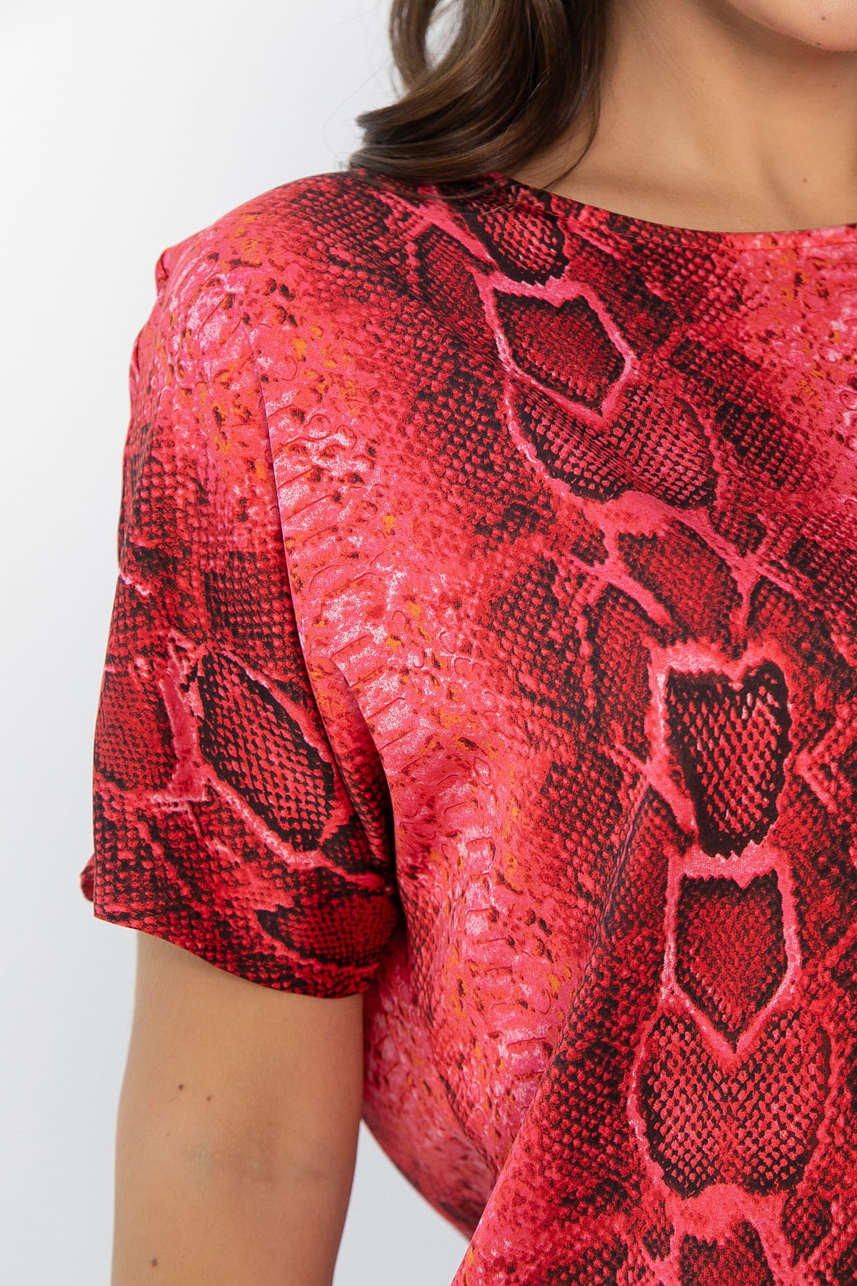 Блуза Морган  (красная) Б14033-16М