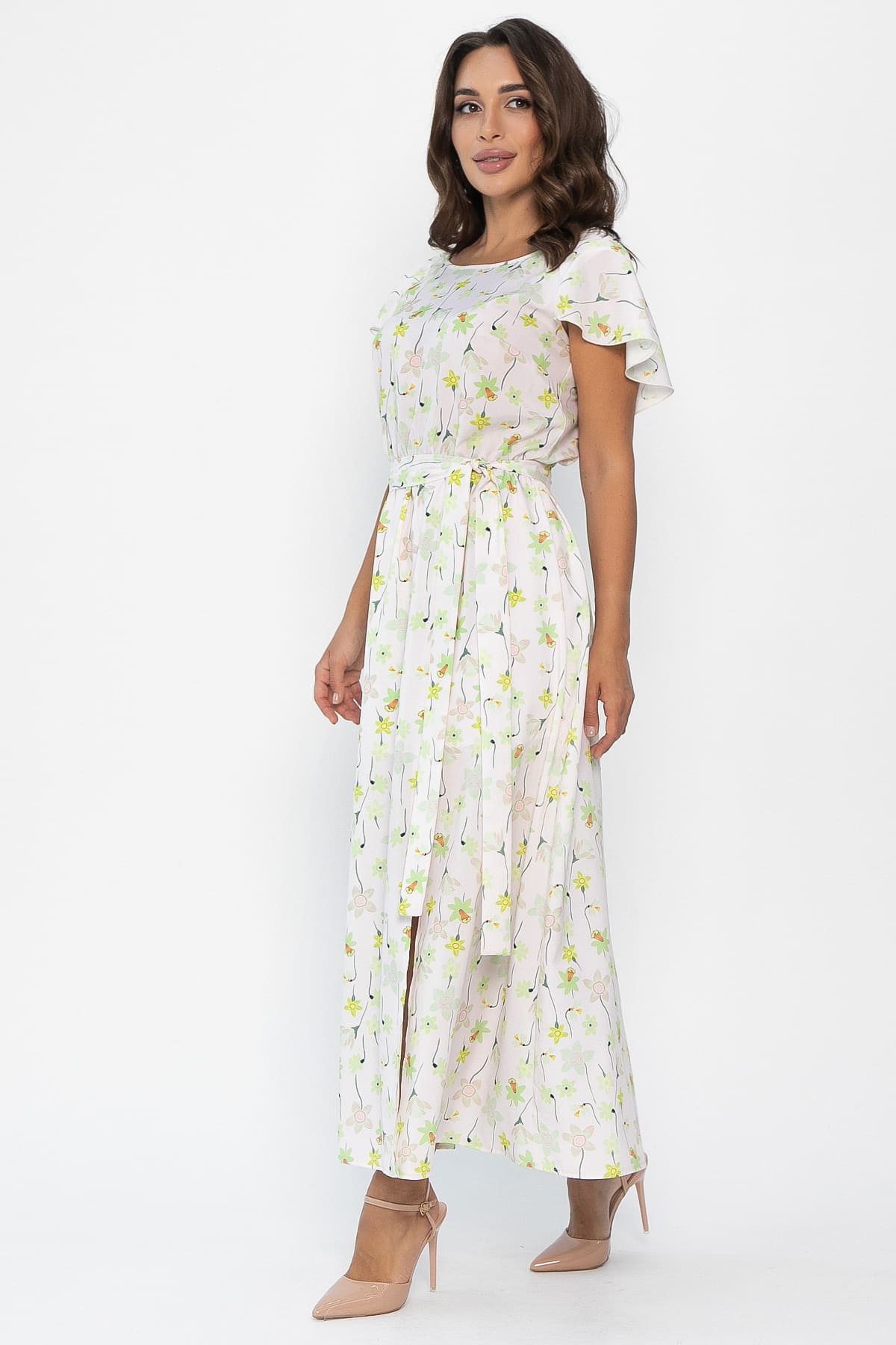 Платье Жара (молочное) П14025-16М