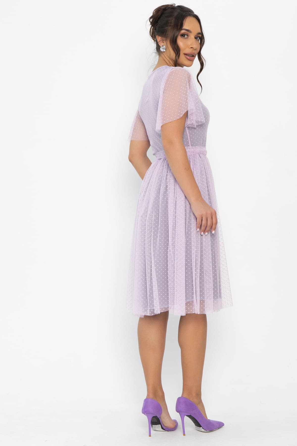 Платье У твоих ног (сиреневое) П13825-39М