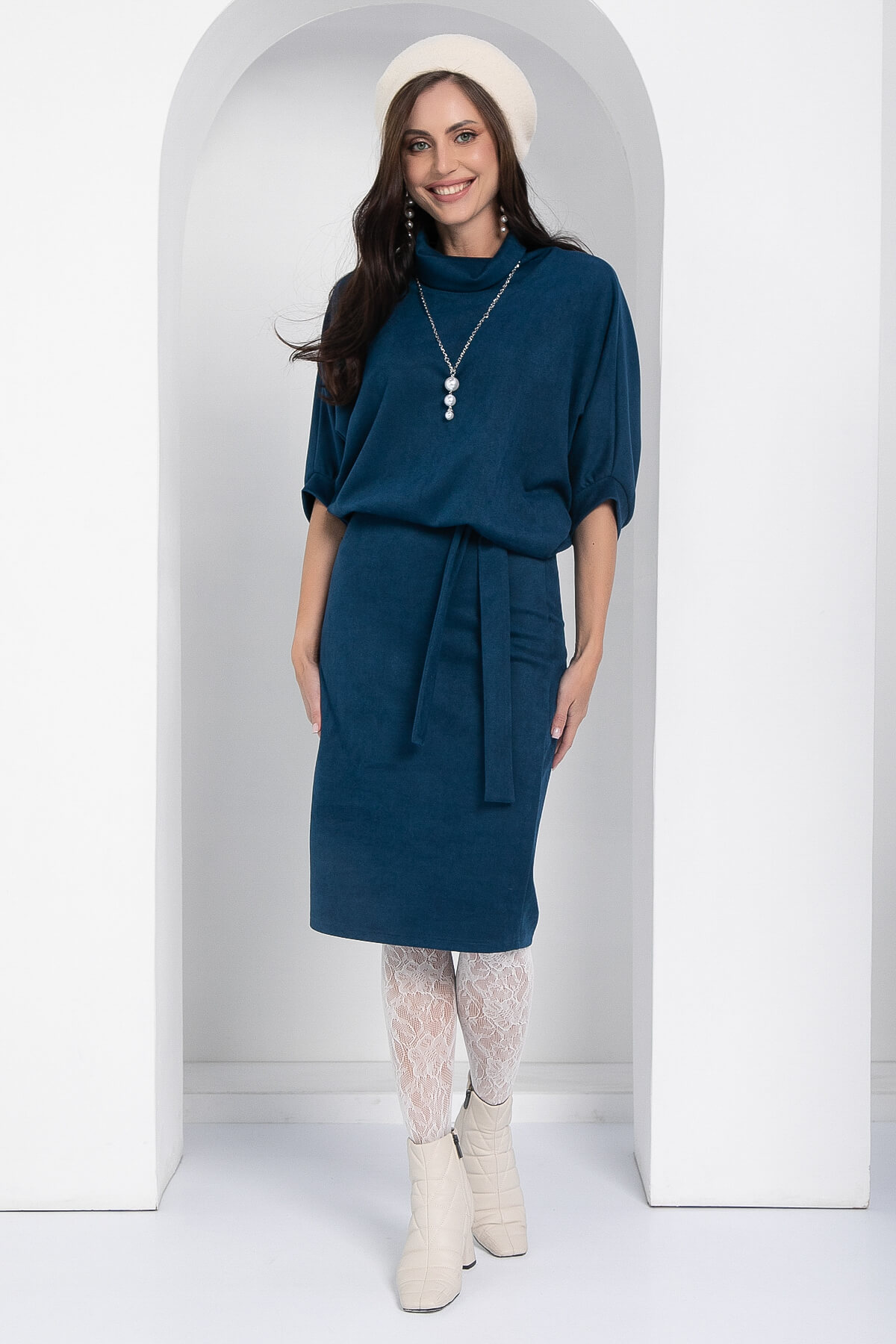 Платье Антония (сапфир) П12695-12