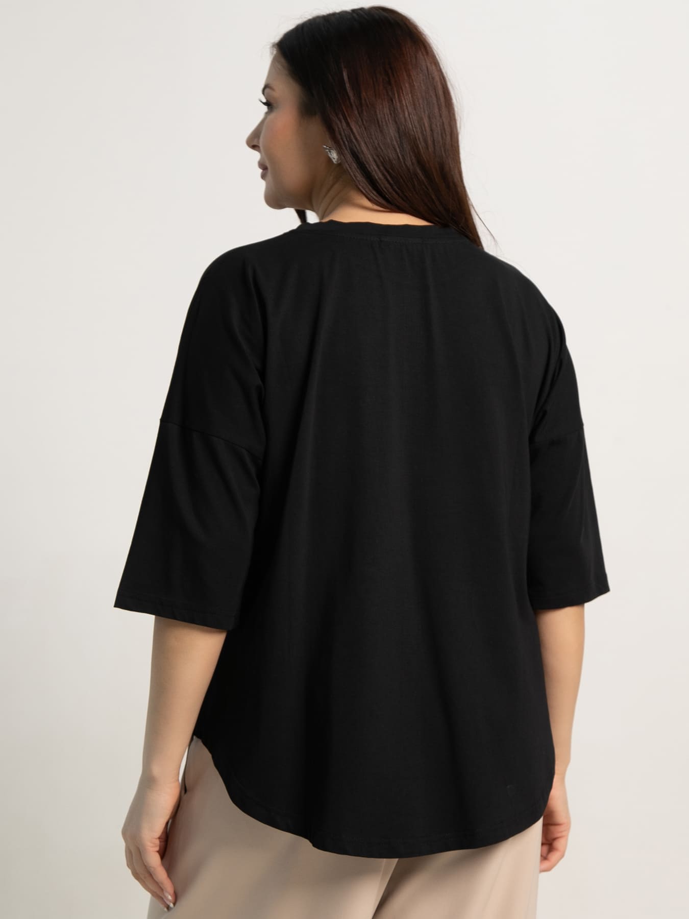 Блуза Магнит (черная) Б15442-24М