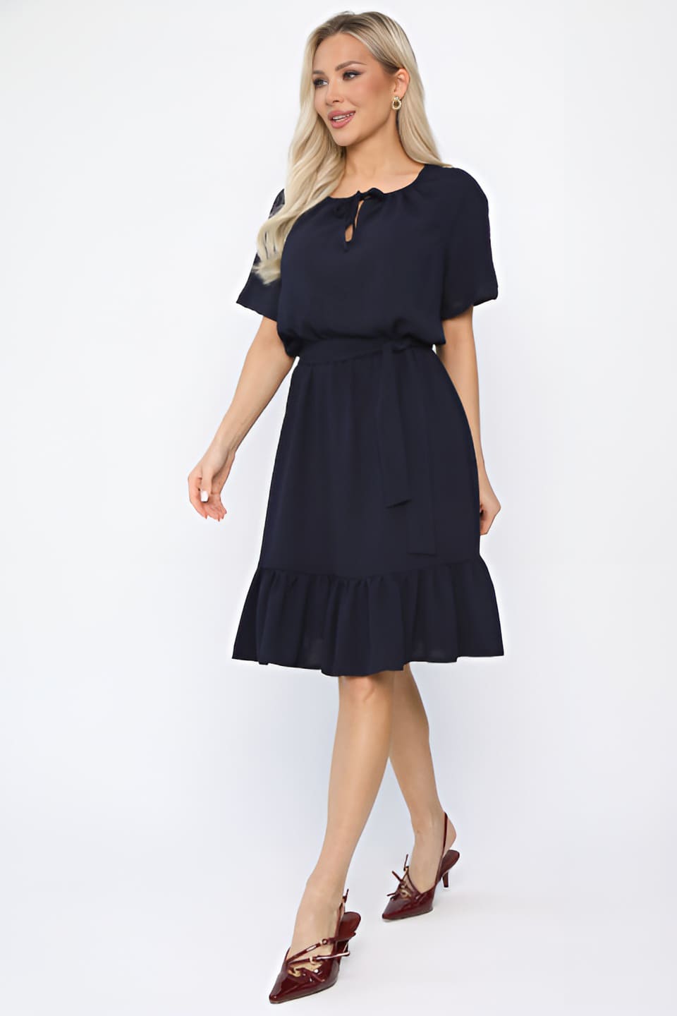 Платье Алания НЬЮ (синее) П13624-10М