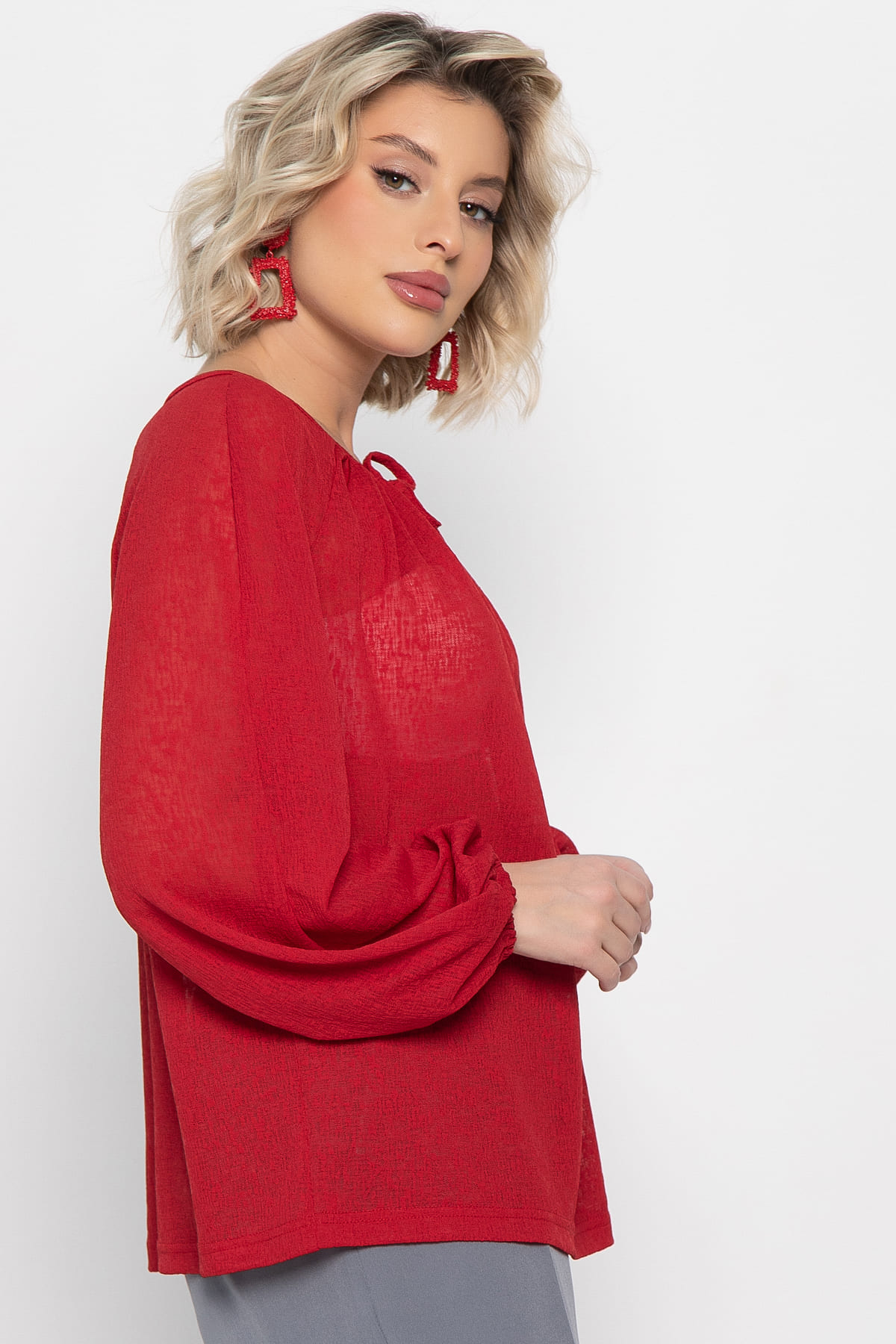 Блуза Шарм (красная) Б14967-10М