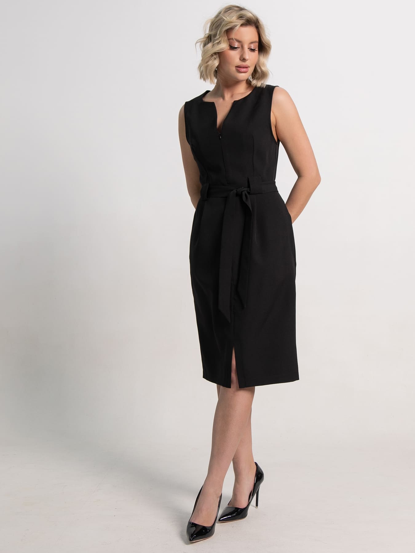 Платье Анфиса (черное) П15230-6М