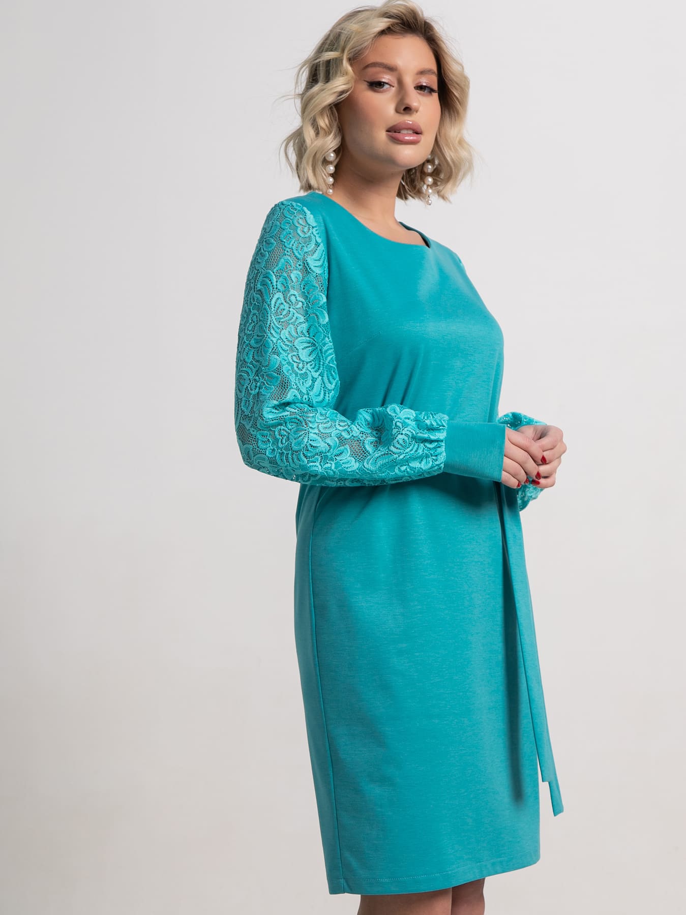 Платье Шарли (мятное) П15250-18М