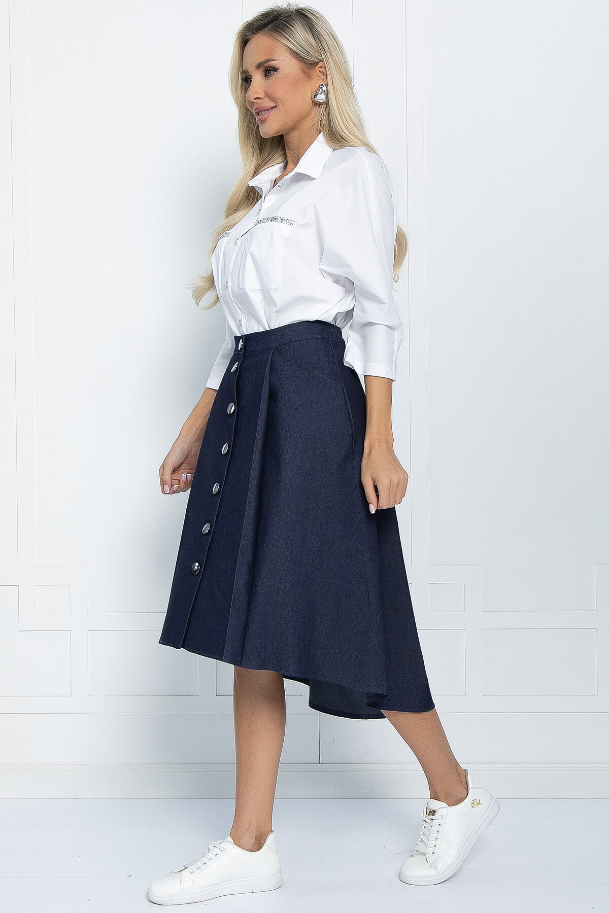 Юбка Севара (синяя) Ю11527