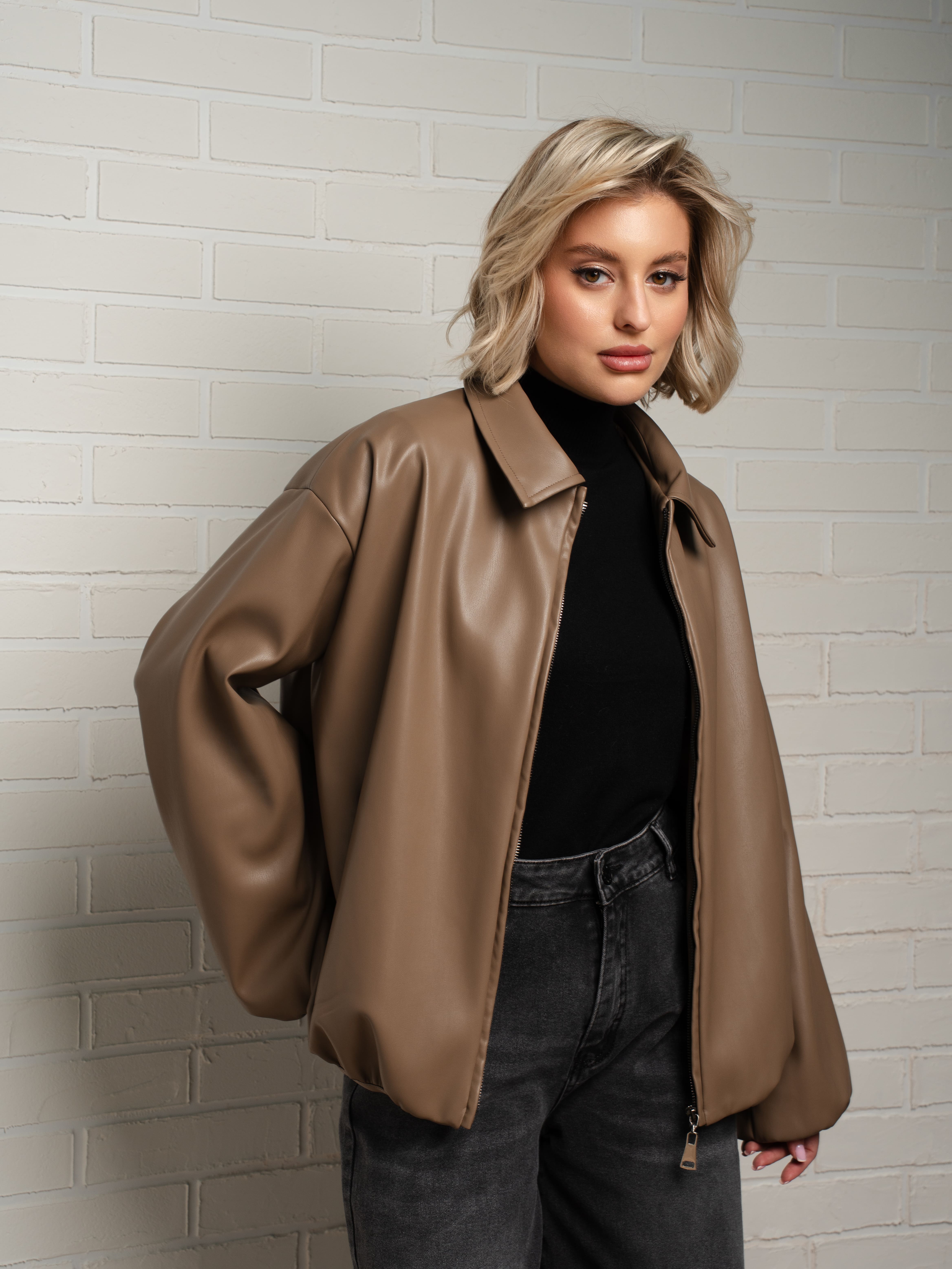 Куртка Поверь в мечту (капучино) Б15156-7М