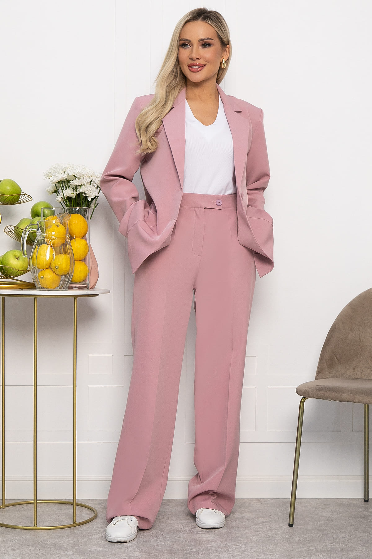 Брюки Брайн (пудра) Б13693-33М