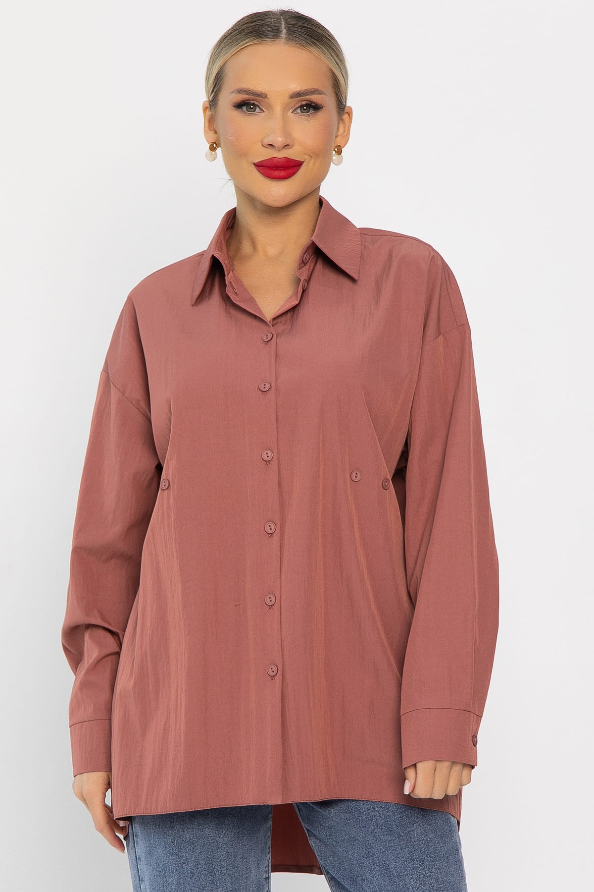 Рубашка Антария (терракот) Б14188-5М