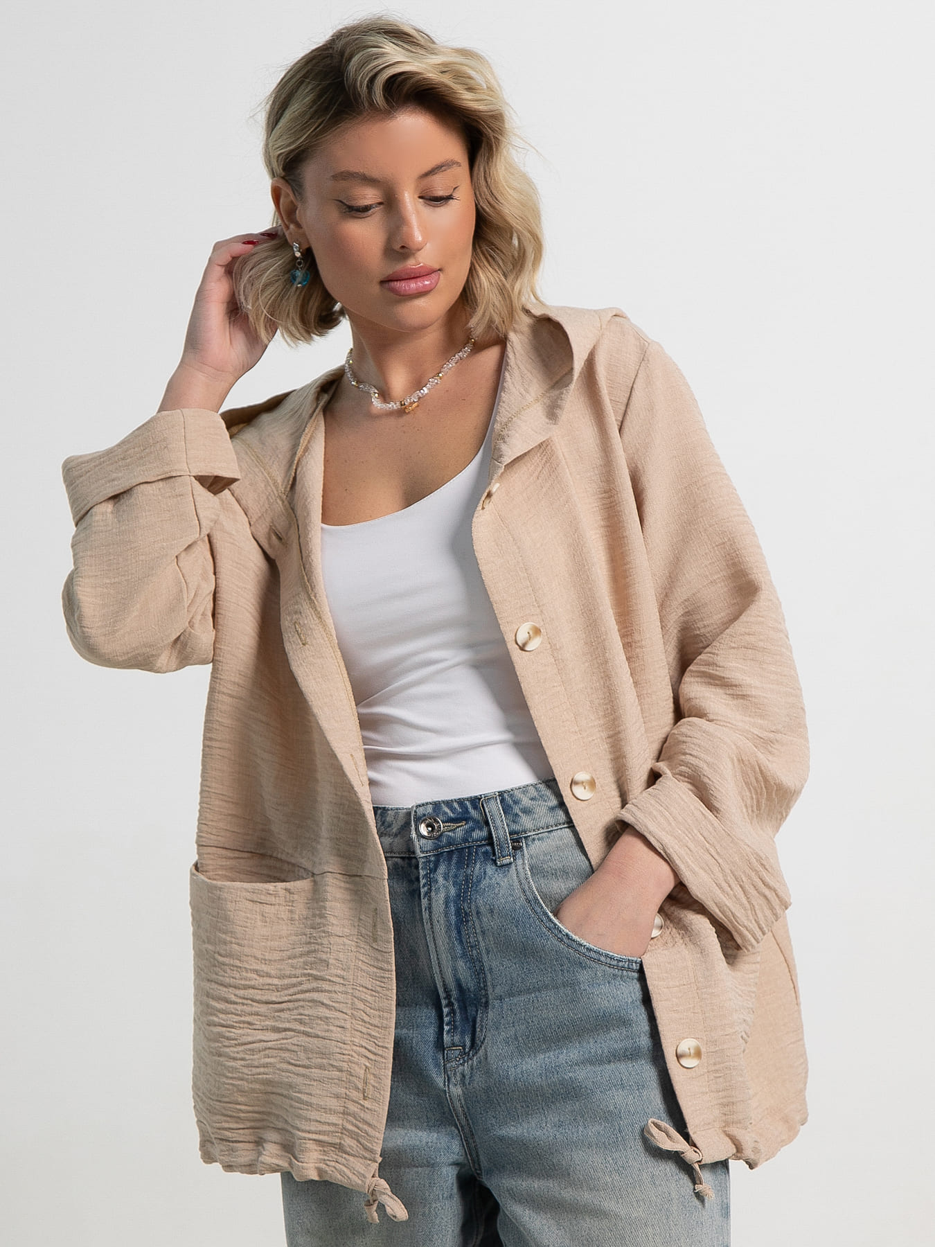 Пыльник Летний день (бежевый) Б15150-8М