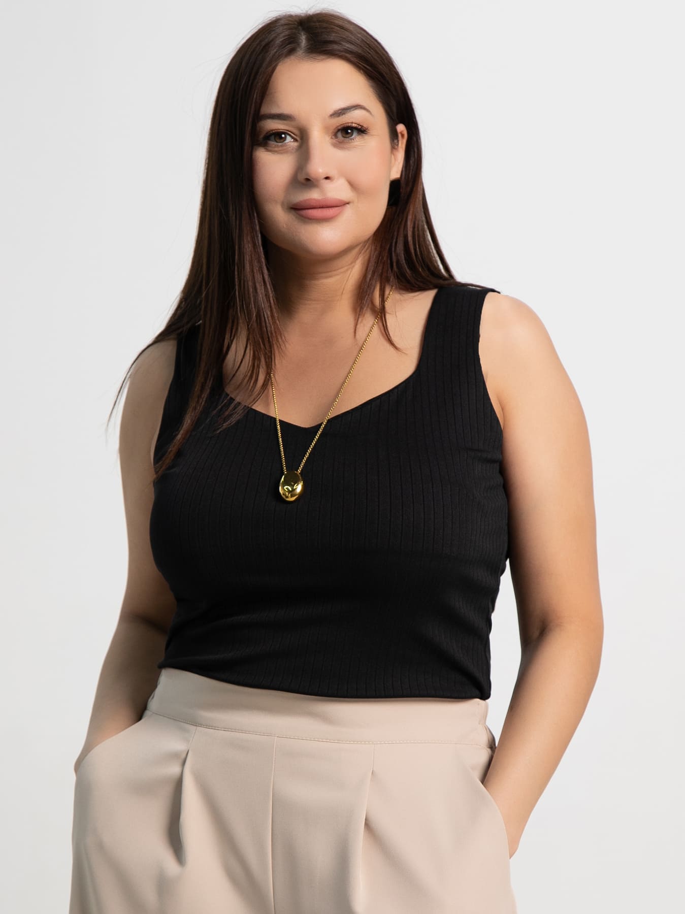 Топ Эстер (черный) Б15455-34М