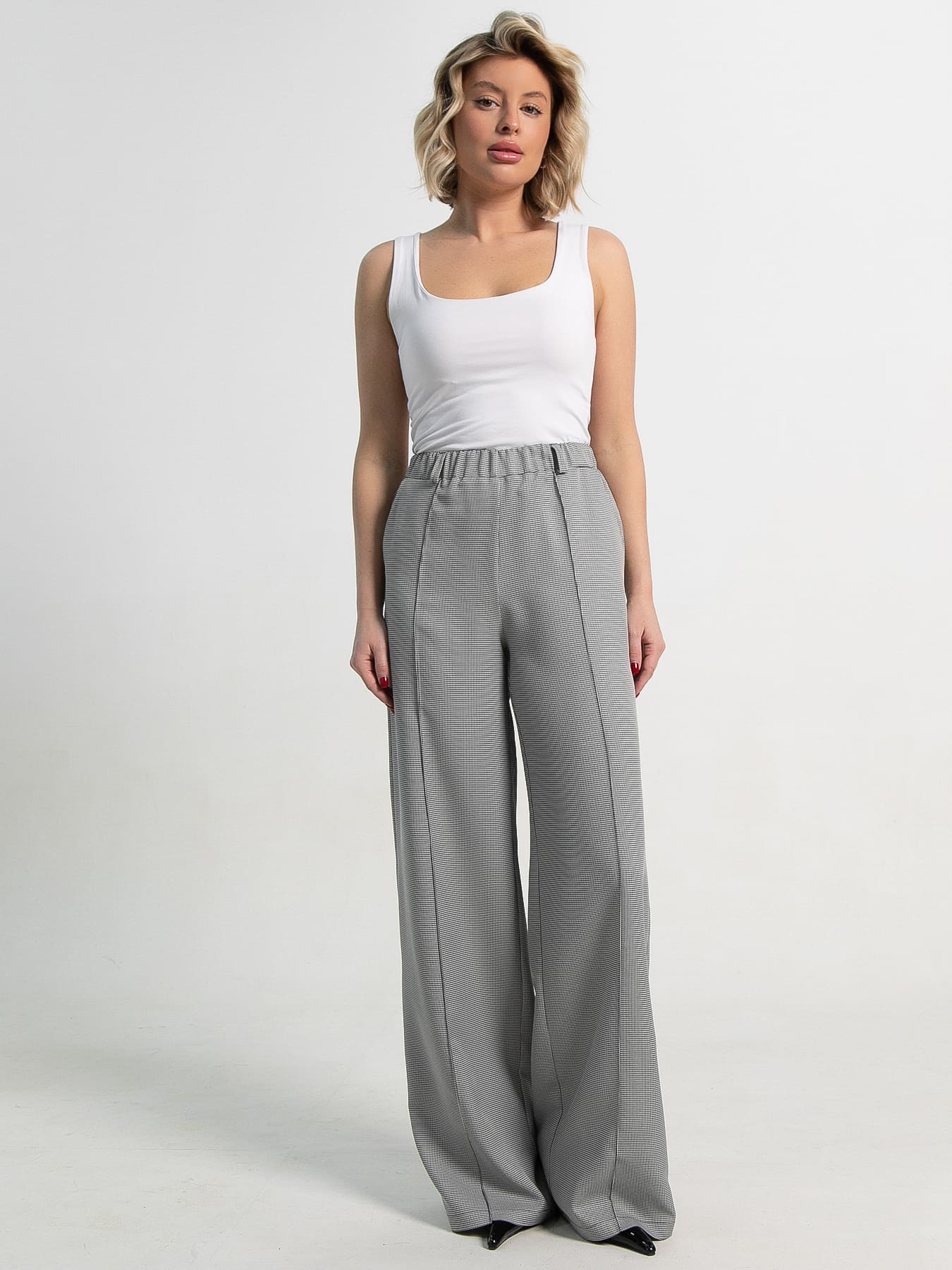 Брюки Космо НЬЮ (черно-белые) Б15381-1М