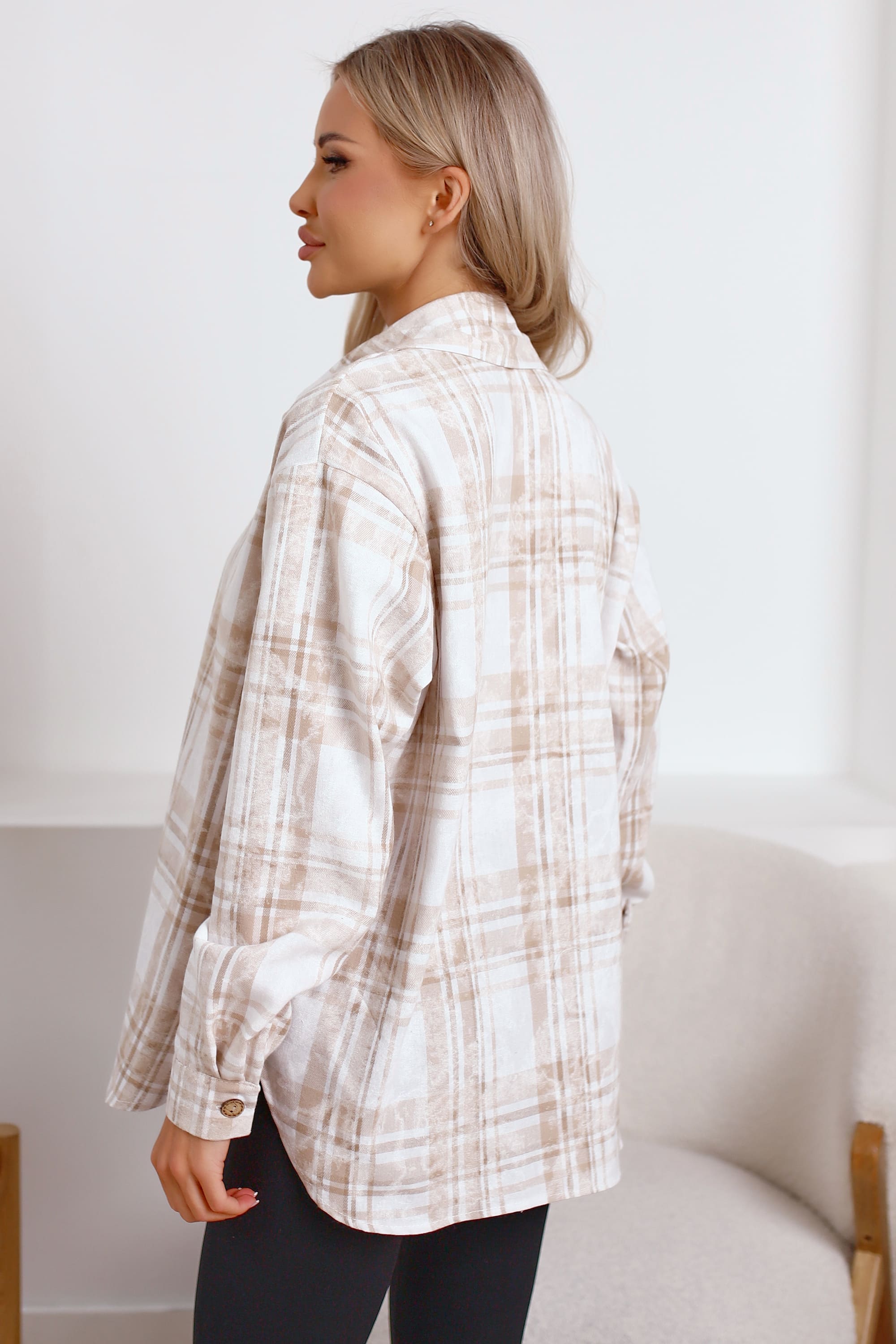 Рубашка Вивиан (бежевая) Б15487-45М