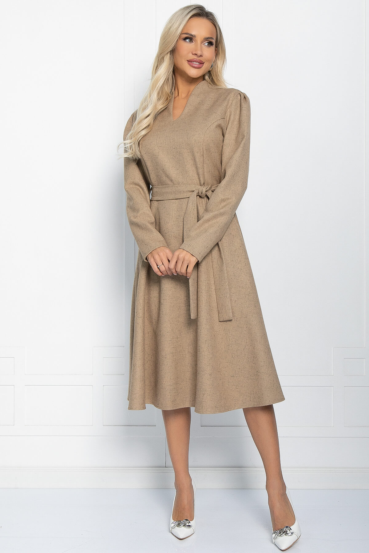 Платье Севилья (коричневое) П11468