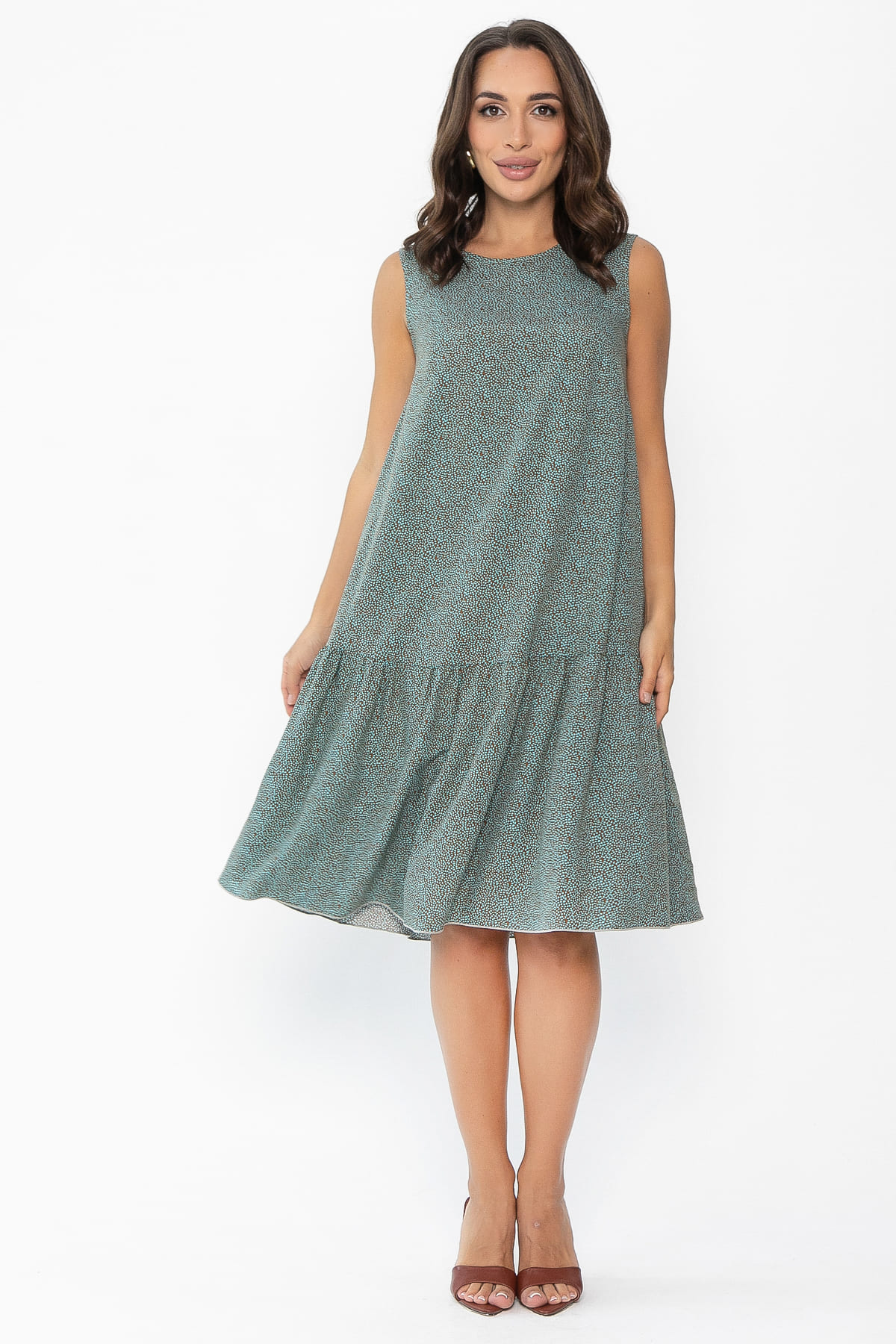 Платье Твой образ (коричневое) П14011-12М