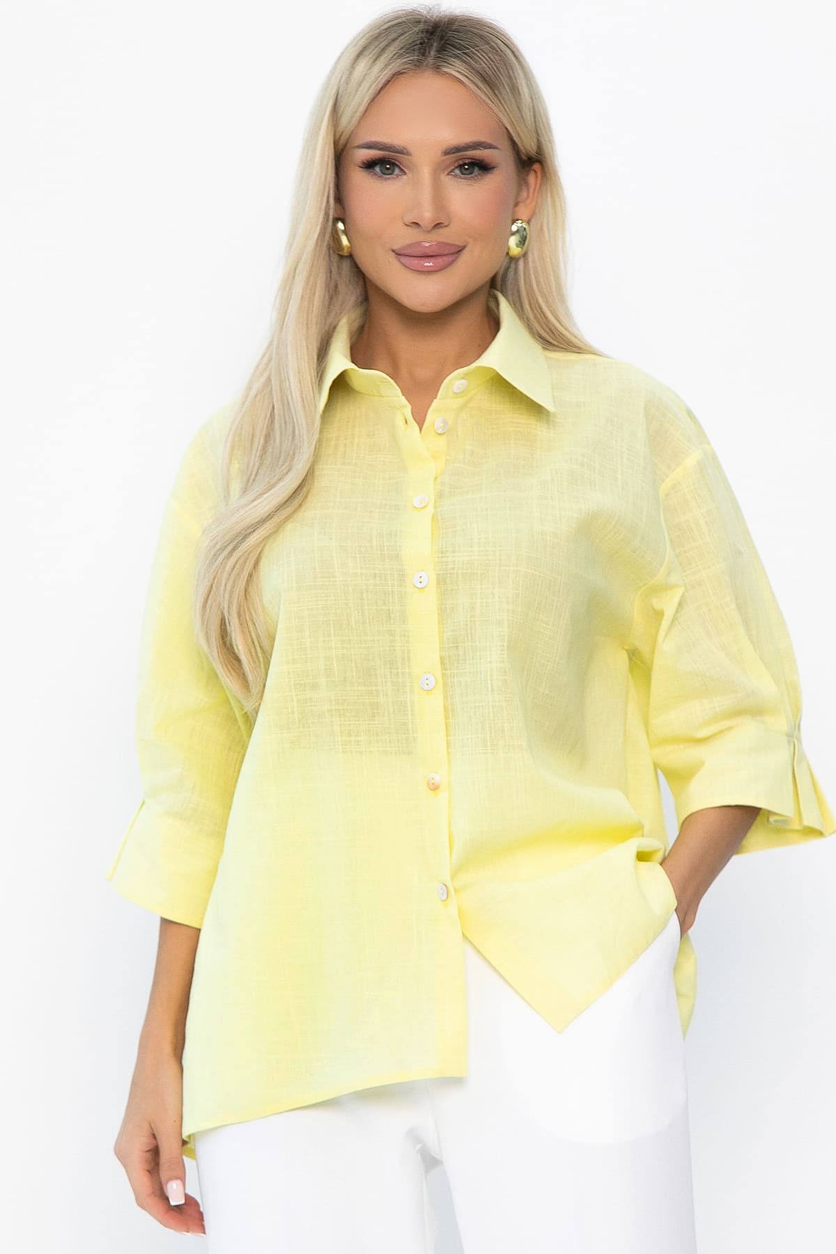 Блуза Ясмина (желтая) Б15334-5М