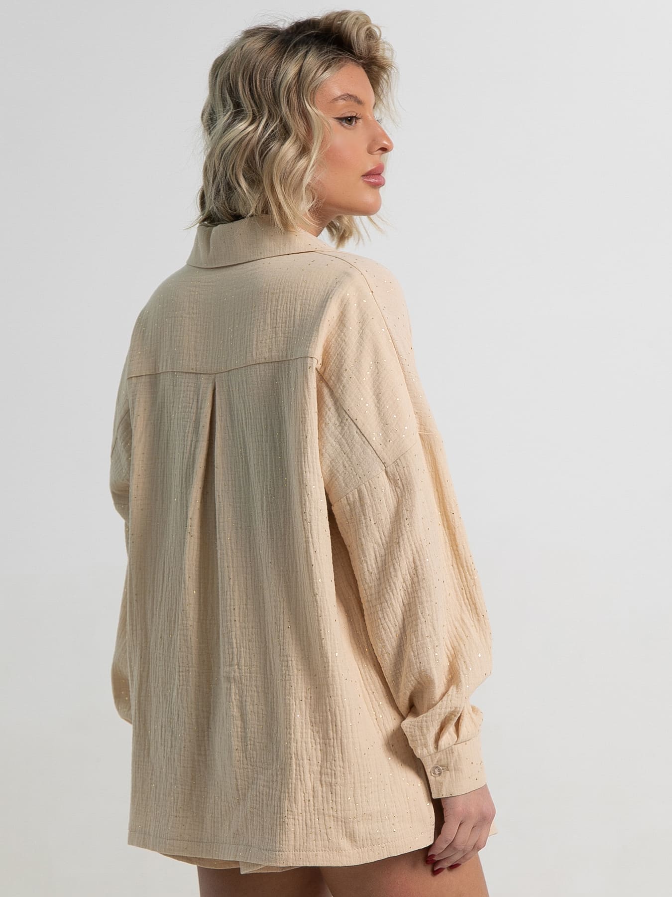 Костюм хлопковый Илария (бежевый) К15344-1М