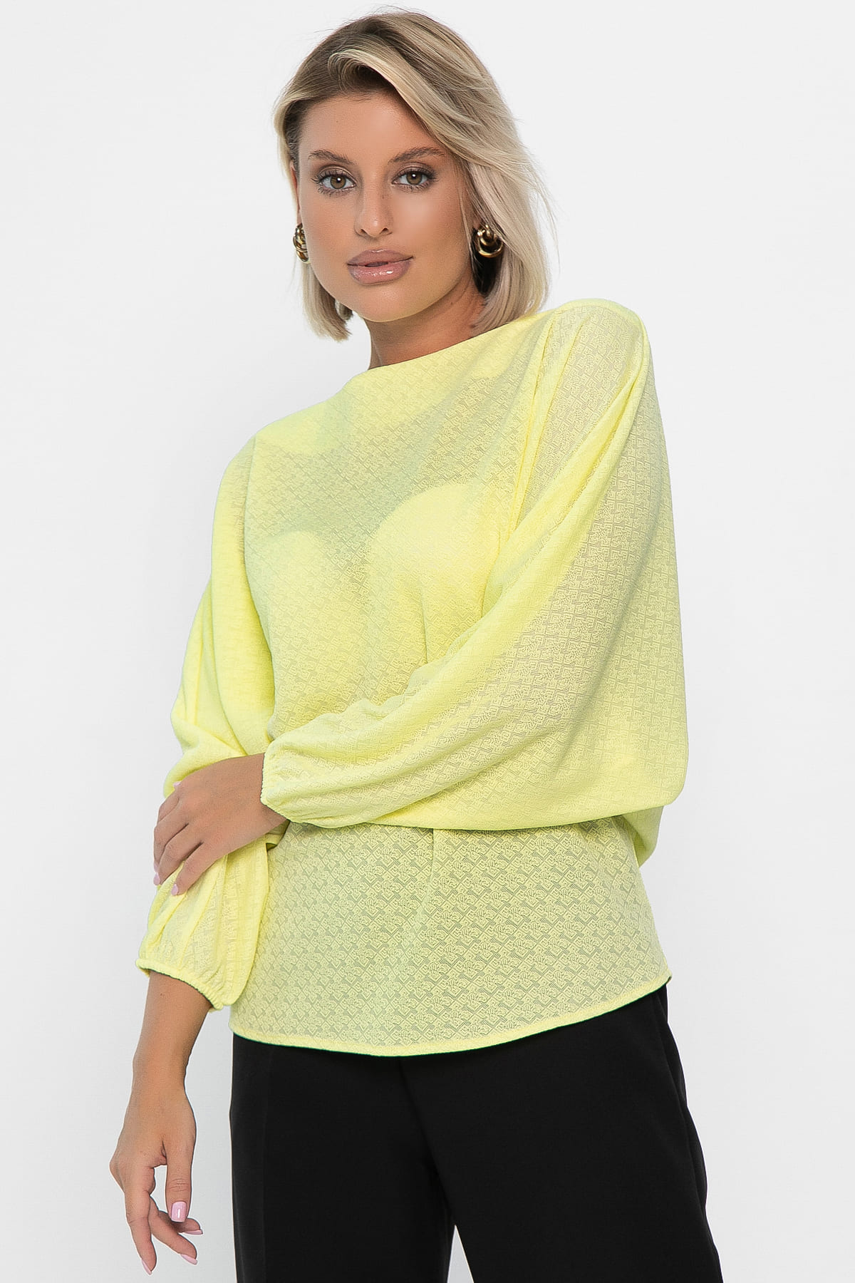 Блуза Путь к сердцу (желтая) Б14182-30М