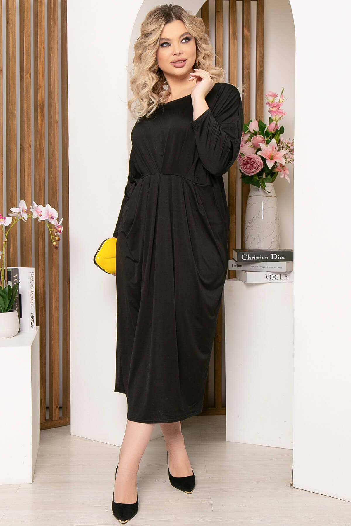 Платье "Персефона" (блэк) П5162