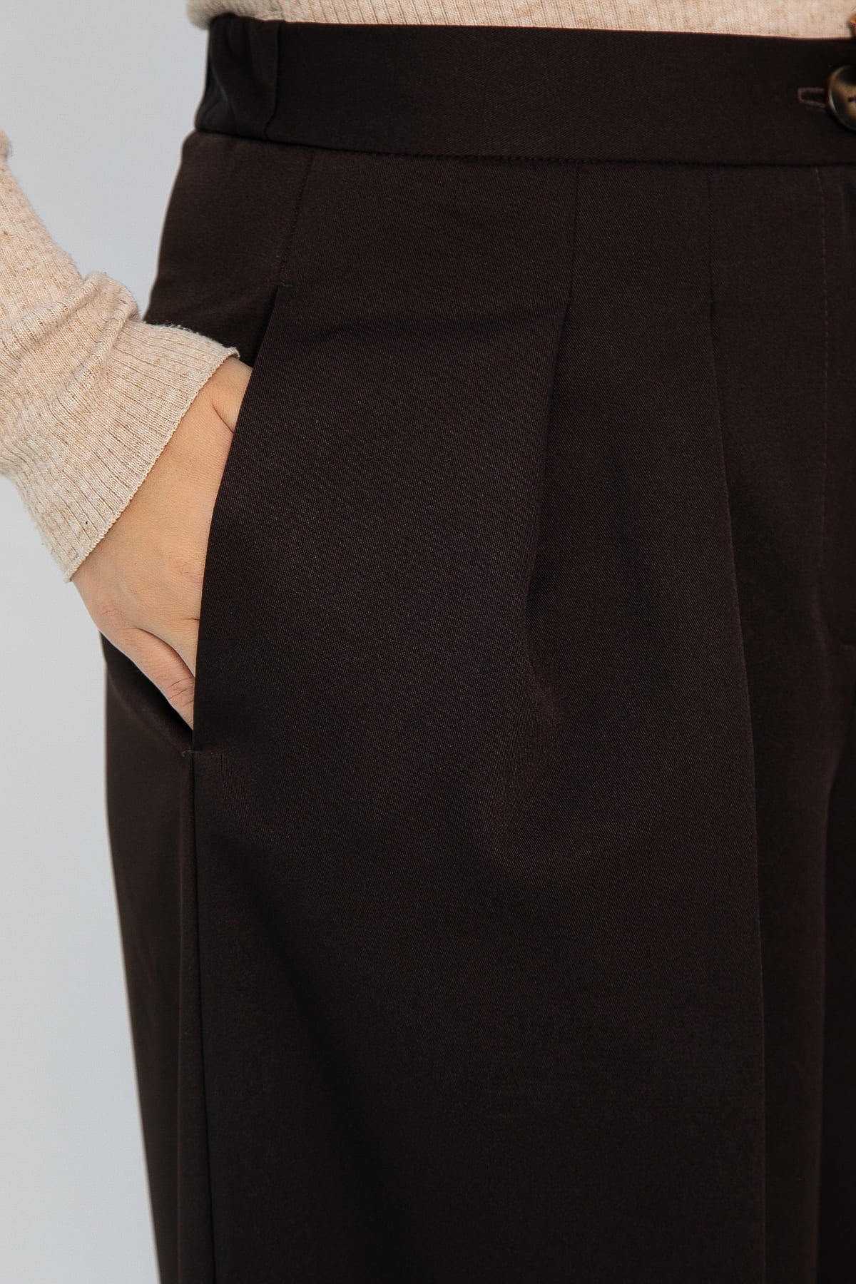 Брюки со стрелками Шакира (коричневые) Б14635-35М