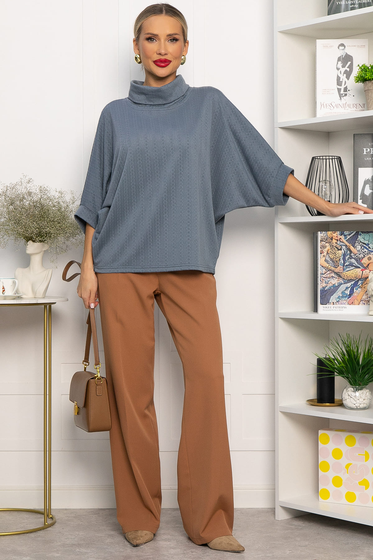 Блуза Барбара (джинс) Б14198-12М