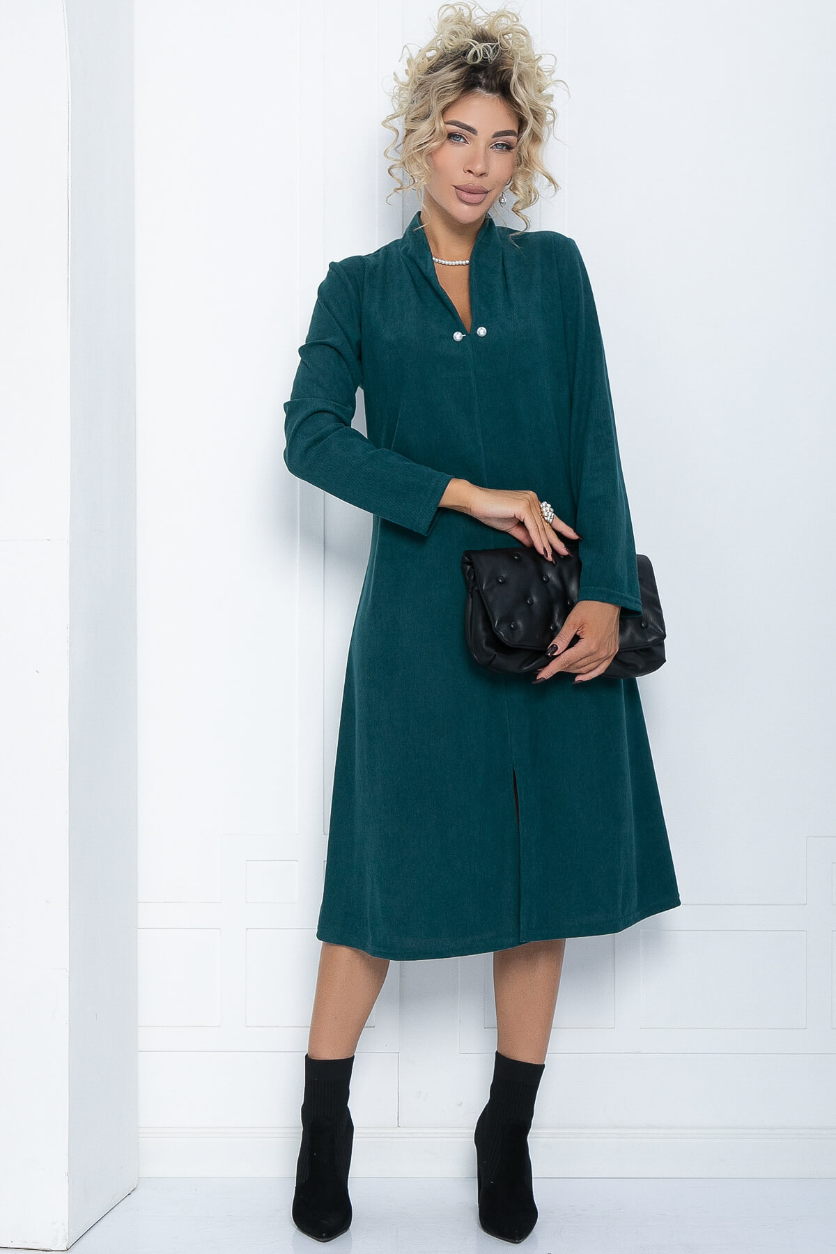 Платье Дарьяна НЬЮ (изумрудное) П12107