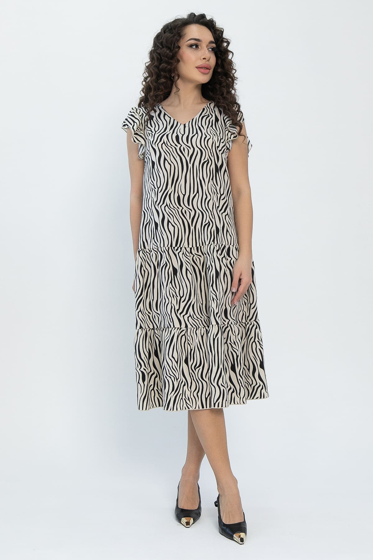 Платье Каролайн (бежевое) П13512-12М