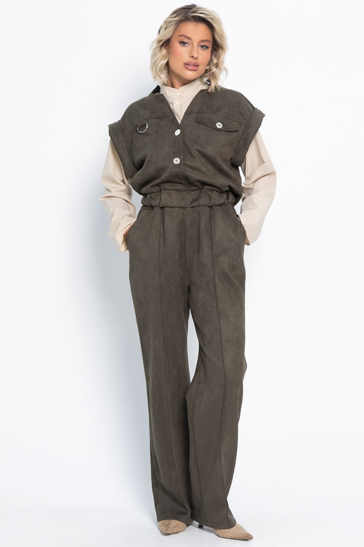 Брюки Лукас (зеленые) Б15032-39М